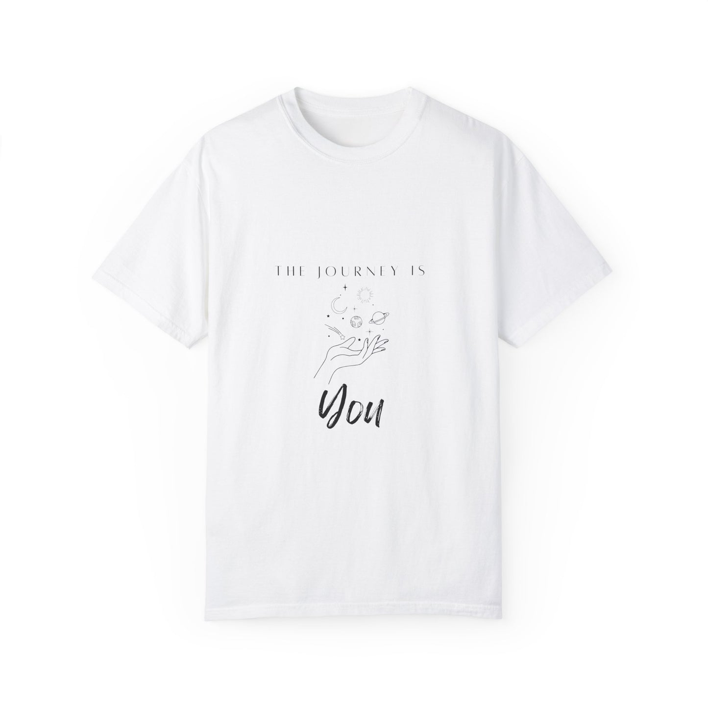 The Journey is you - Vintage Aesthetic Outfit Pullover, Oversized Boho Tshirt 17