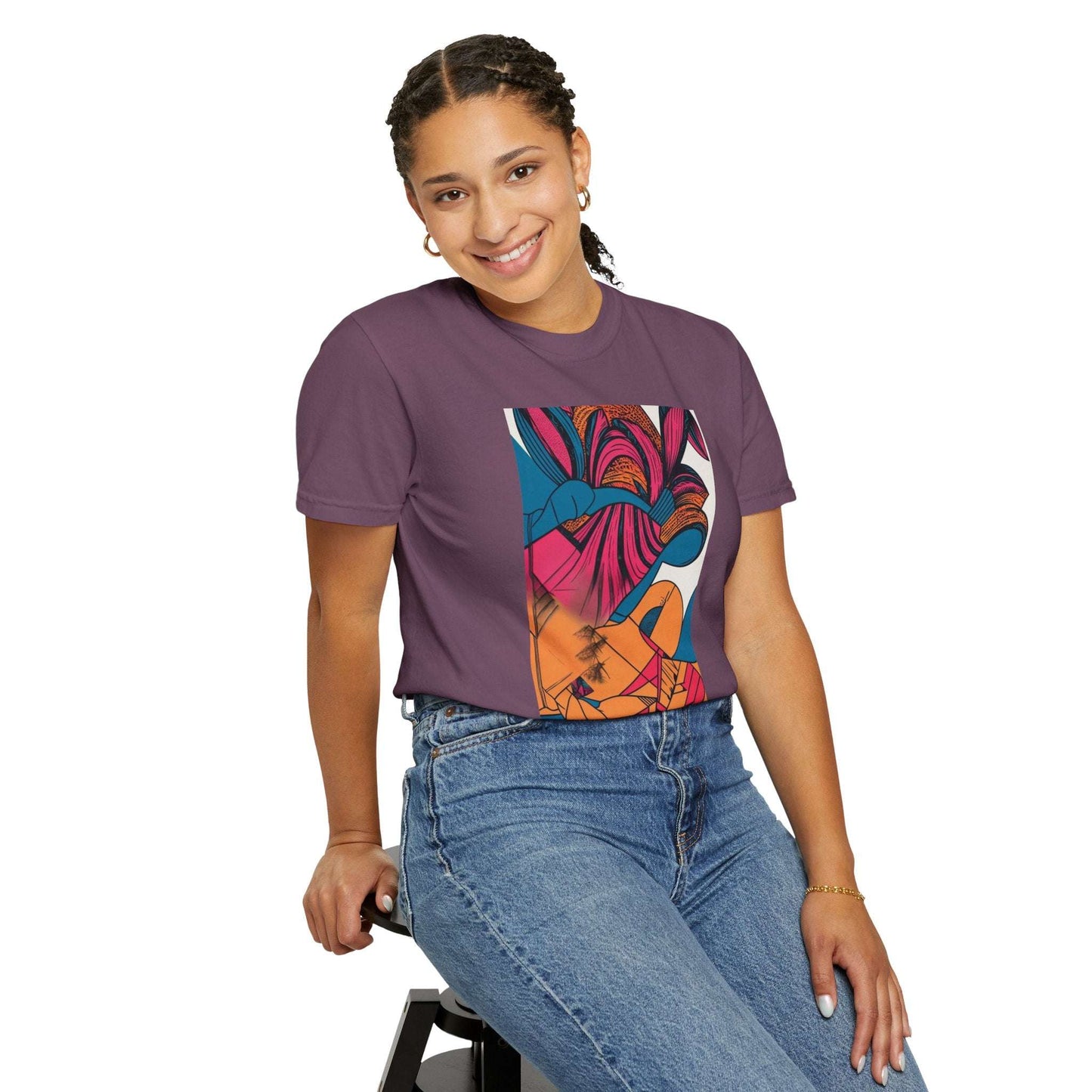 Berry Masterpiece - Design Oversized Boho Tshirt 09Your New Favorite Sweatshirt—Made for Wild Souls and Free Spirits
Some outfits don’t just look good—they feel like home. Like slipping into something that understandSolo JourneyWestern Graphic Shirt