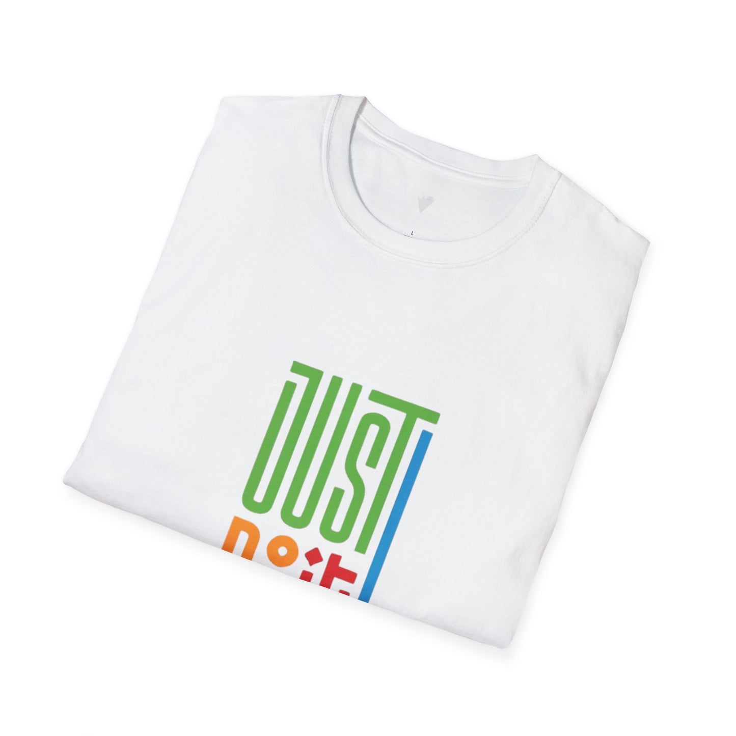 Colorful 'Just Do It' Unisex Softstyle T-Shirt - Motivational Tee for Everyday Wear