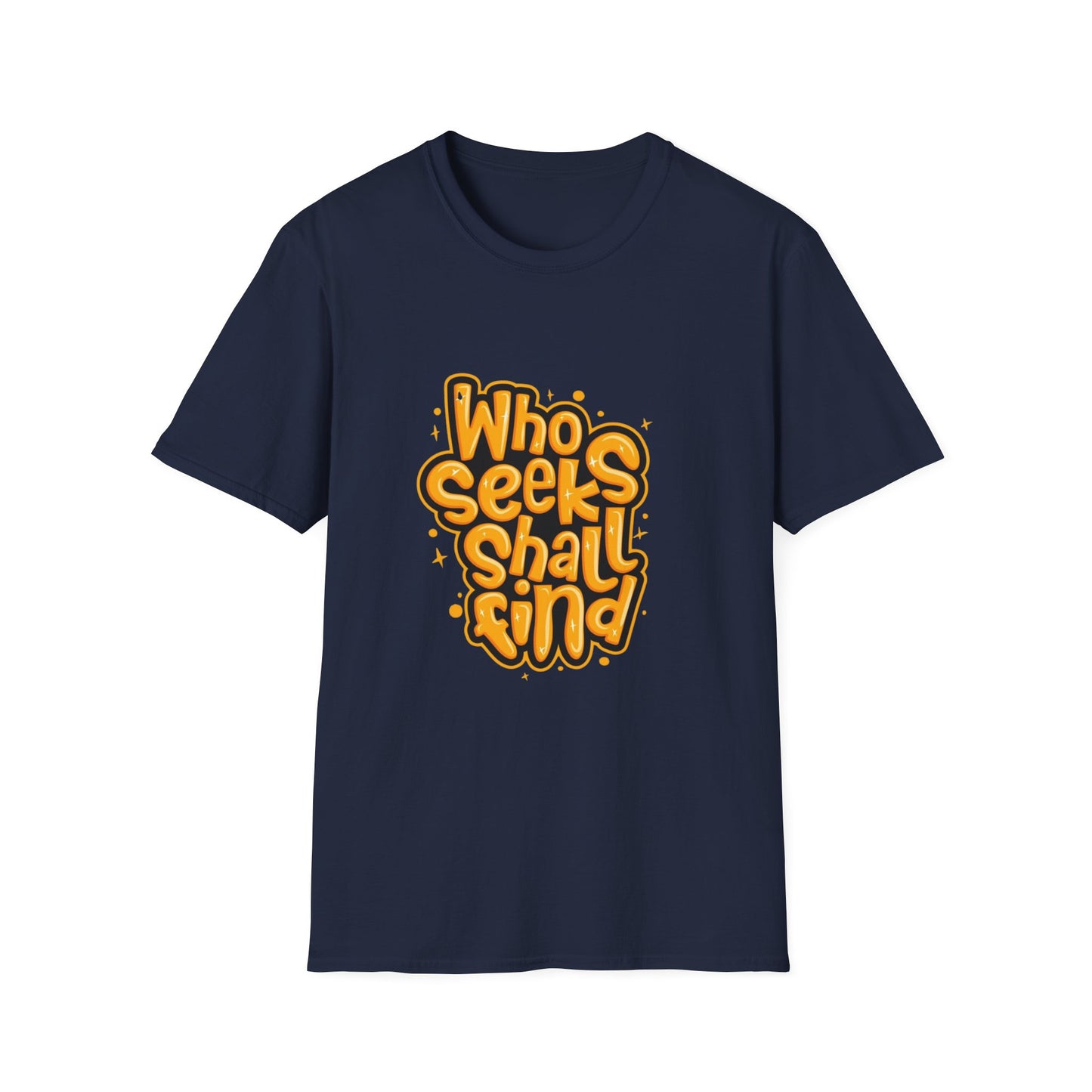 Close-up of the Unisex Organic Cotton Softstyle T-Shirt - Eco-Friendly, Comfortable, Stylish Casual Wear revealing the ribbed collar and pearlized tear-away label.