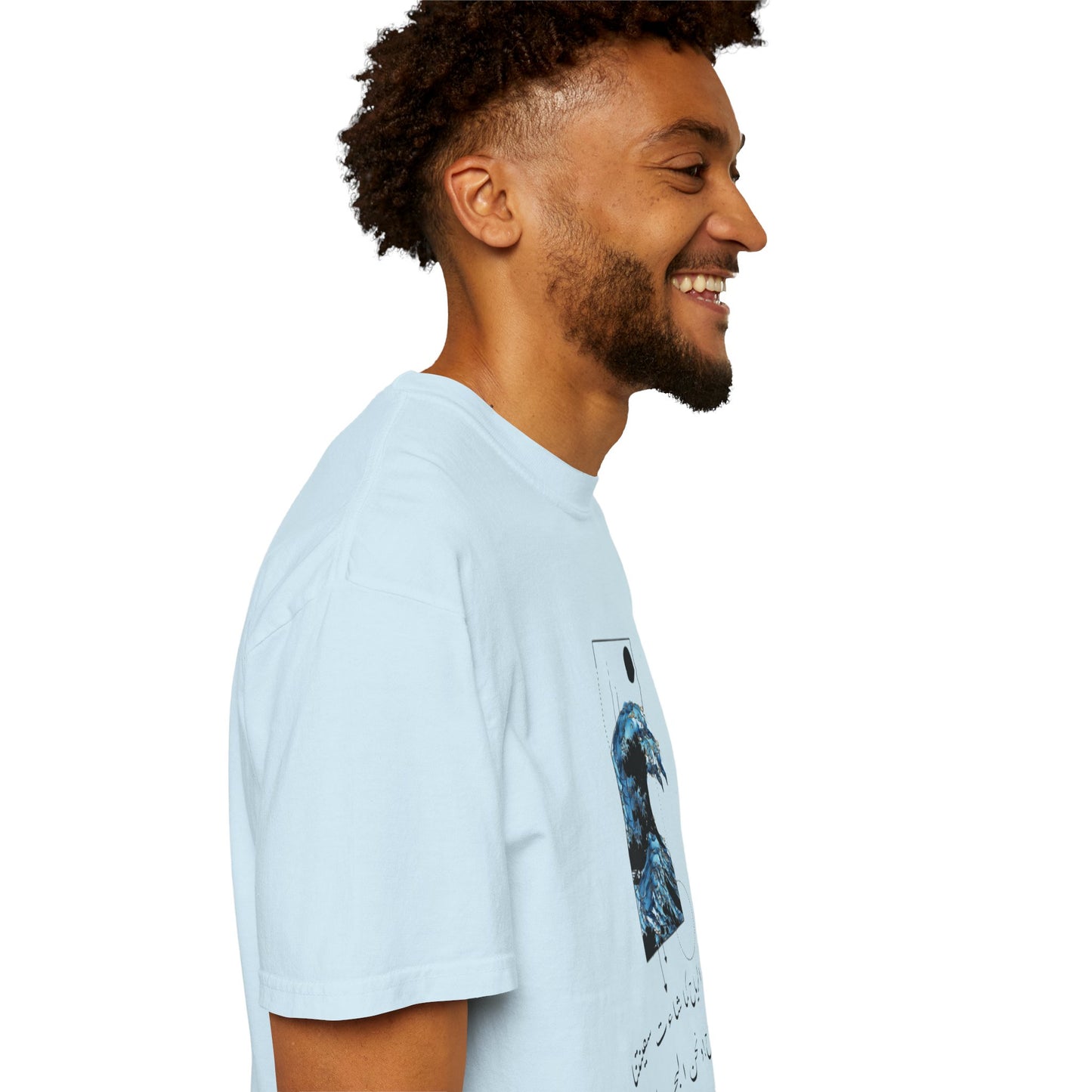 Lifestyle shot of the Waves Art Vintage Aesthetic Pullover in a cozy indoor setting, emphasizing its comfort and versatility.