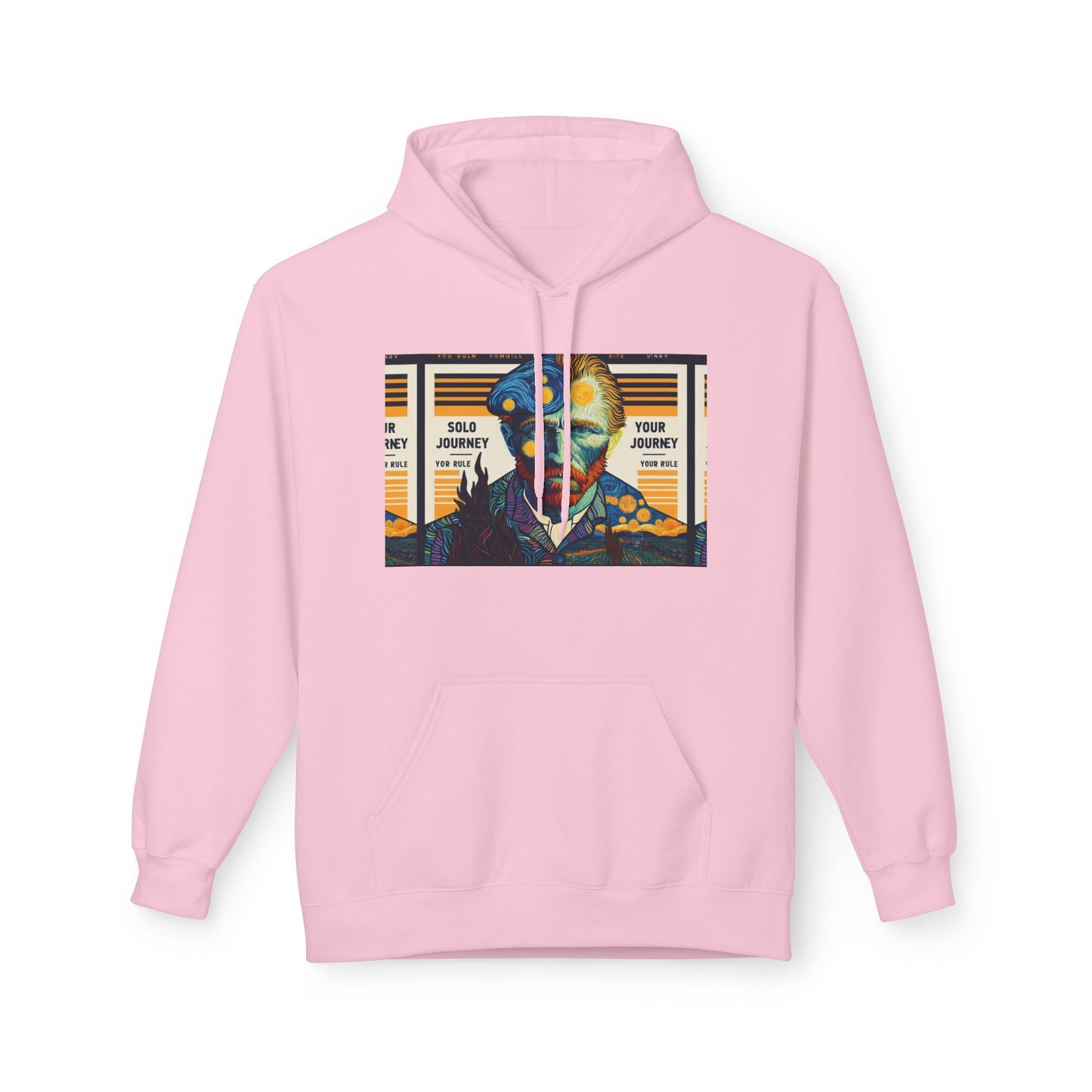 Van Gogh AI Graphic Western Rodeo Sweatshirt styled with a trendy skirt, perfect for versatile fashion.