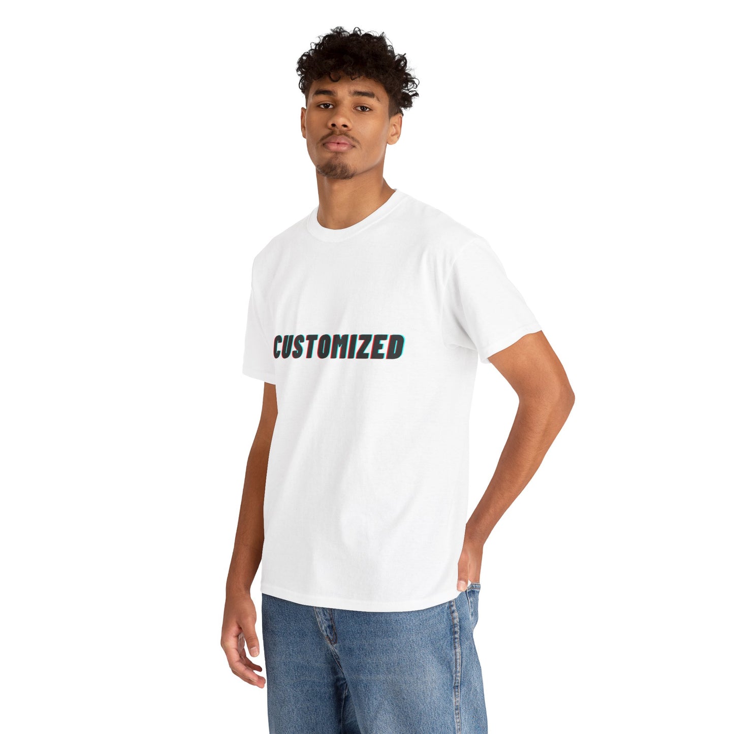 Personalized Unisex Heavy Cotton Tee - CUSTOMIZED Casual Wear (Personalize your appearance and share your MASTERPIECES)