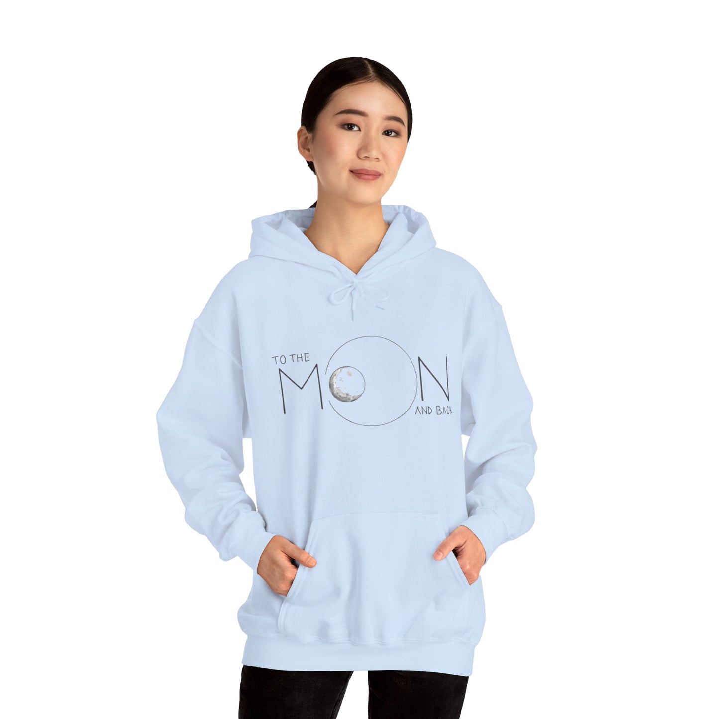 Cozy To The Moon! Boho Western Sweatshirt - 100% Organic Cotton Oversized Pullover perfect for relaxing at home or enjoying outdoor adventures.