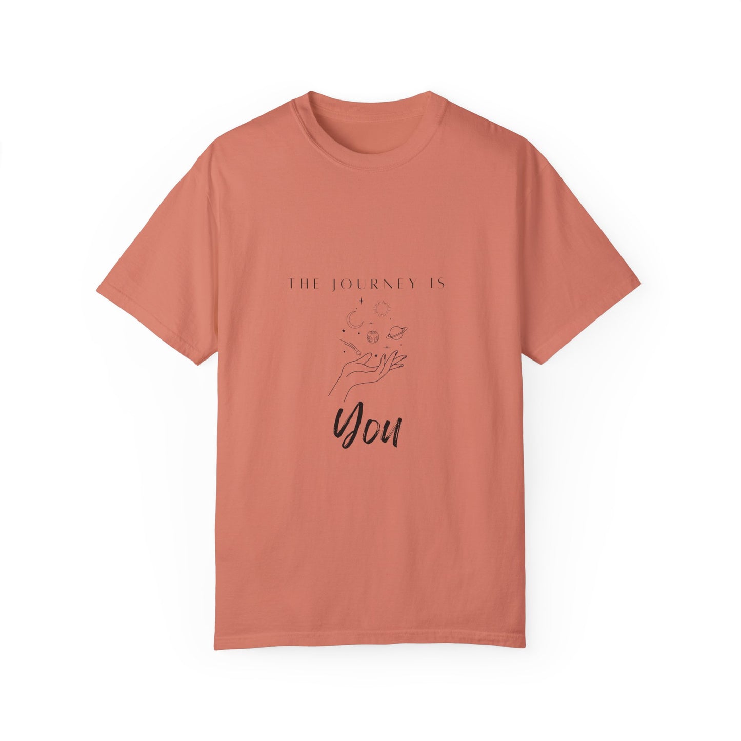 The Journey is you - Vintage Aesthetic Outfit Pullover, Oversized Boho Tshirt 17