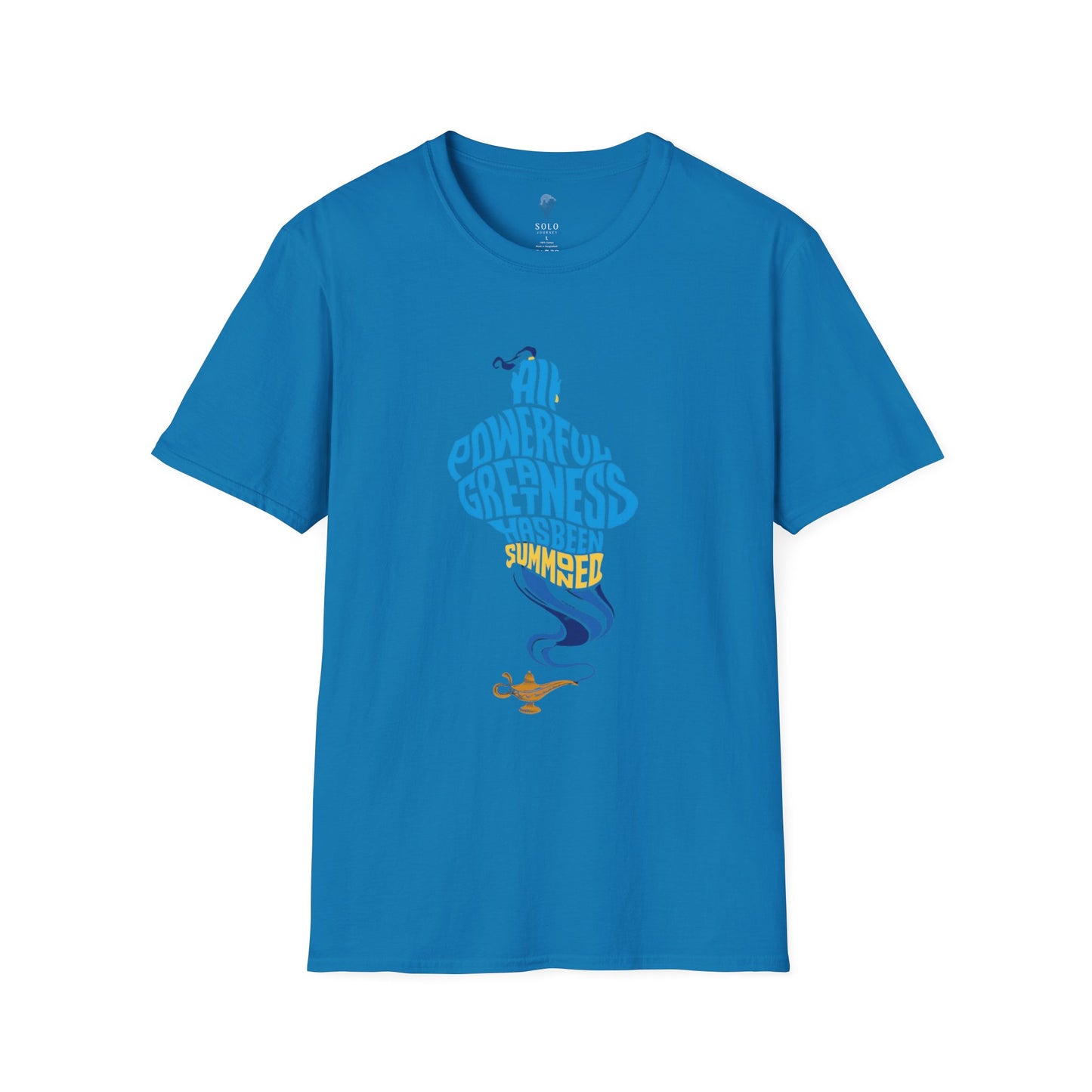 All Powerful Greatness Genie in a Bottle - Unisex Softstyle T-Shirt Art