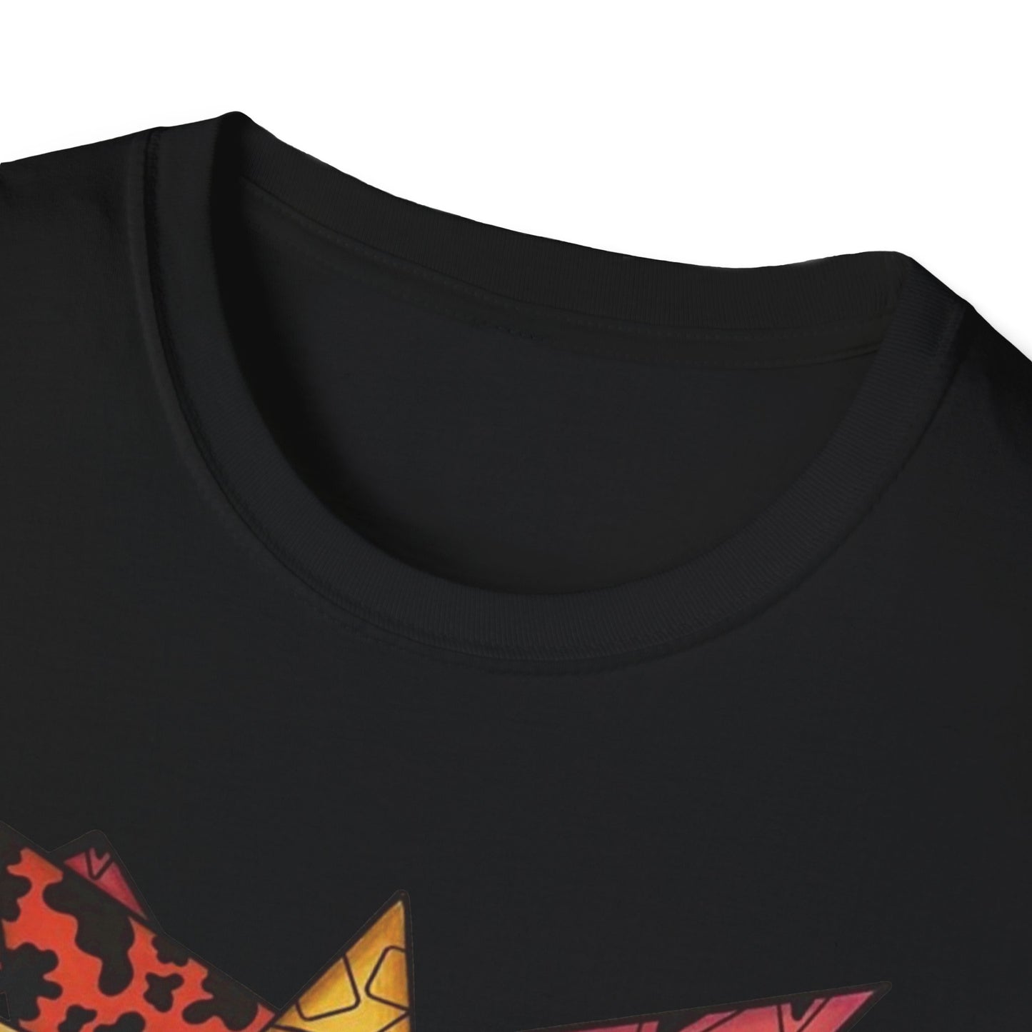 Abstract Art Unisex Softstyle T-Shirt - Colorful Graphic Tee for Creative Souls By @Almatar.art