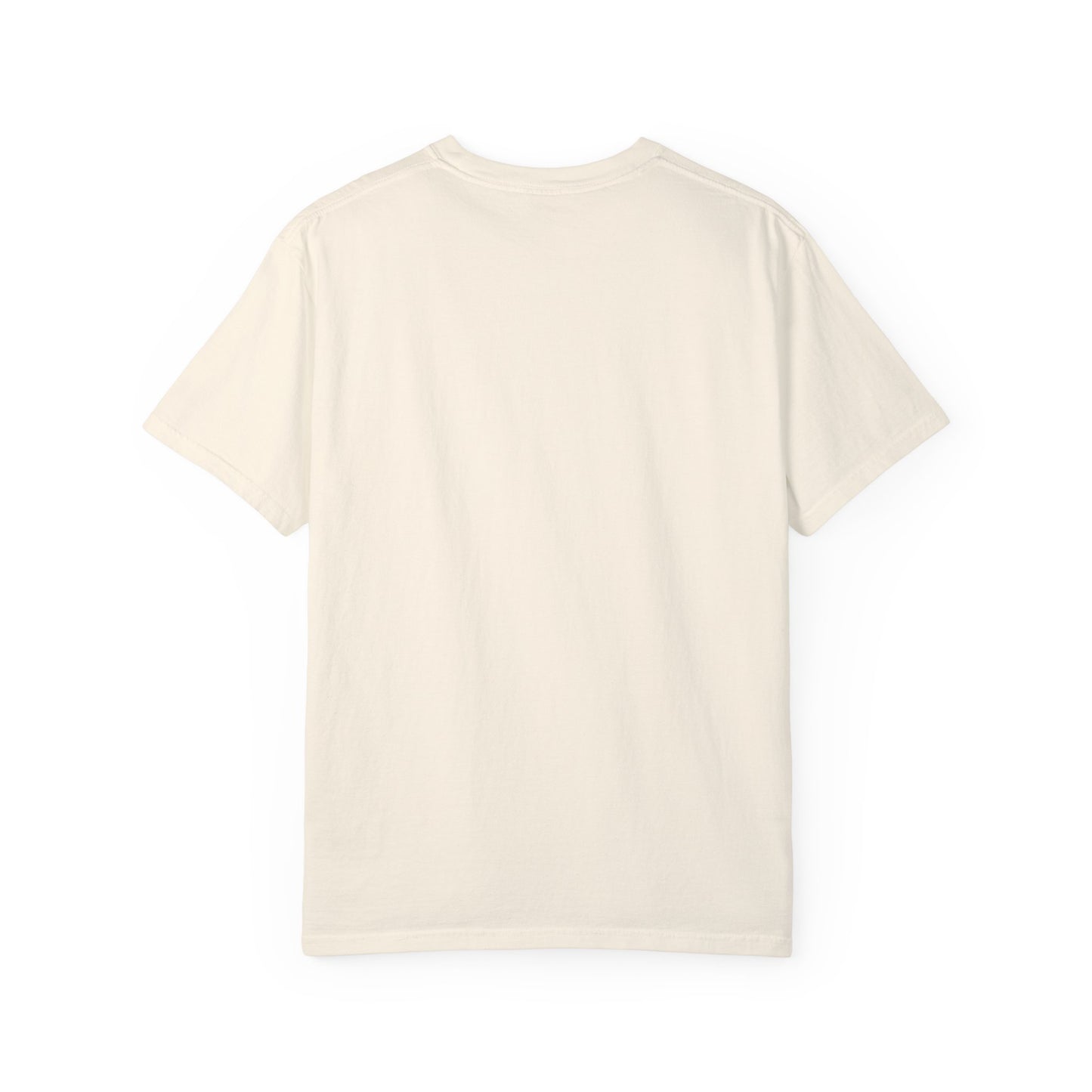 Detailed view of the eco-friendly tags on the Personalized Cat With A Hat Country Music Graphic T-Shirt emphasizing its sustainable fashion commitment.