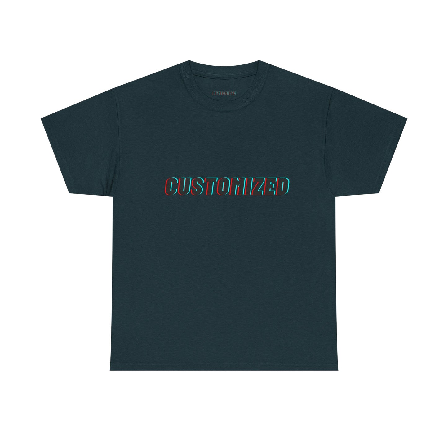 Comfortable and breathable Personalized Unisex Heavy Cotton Tee - Eco-Friendly, Comfortable, Custom Graphic Wear displayed in a casual outdoor setting.