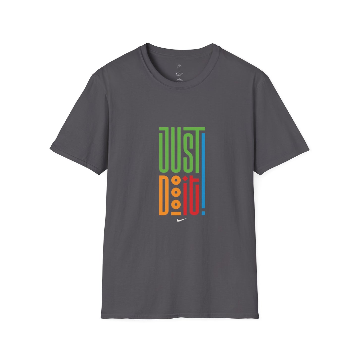 Colorful 'Just Do It' Unisex Softstyle T-Shirt - Motivational Tee for Everyday Wear