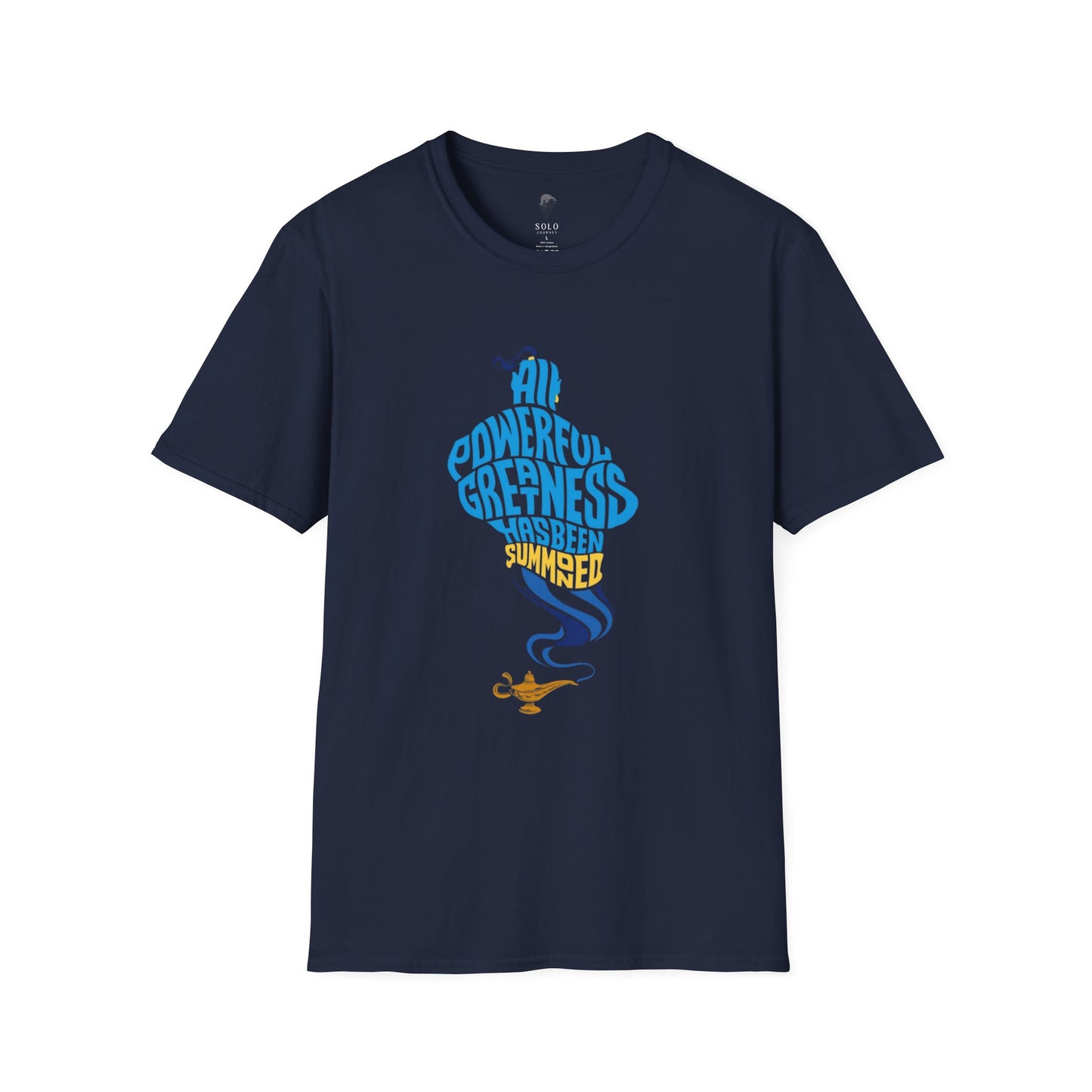 All Powerful Greatness Genie in a Bottle - Unisex Softstyle T-Shirt Art