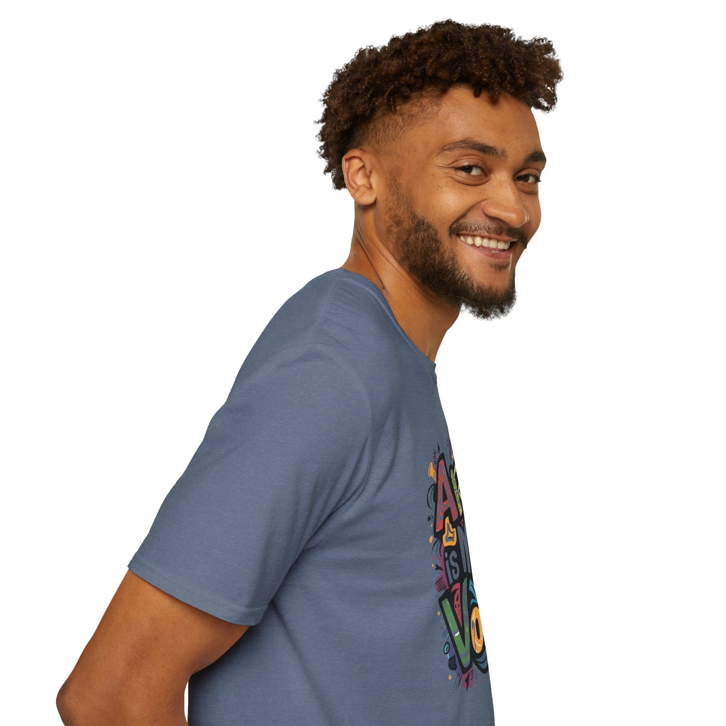 Expressive Art Is My Voice - Unisex Sustainable Graphic T-Shirt