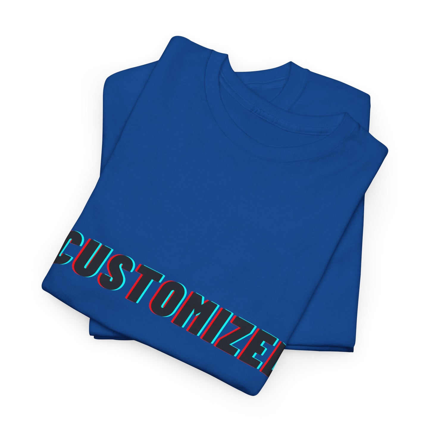 Personalized Unisex Heavy Cotton Tee - Eco-Friendly, Comfortable, Custom Graphic Wear, ideal for stylish work-from-home attire.