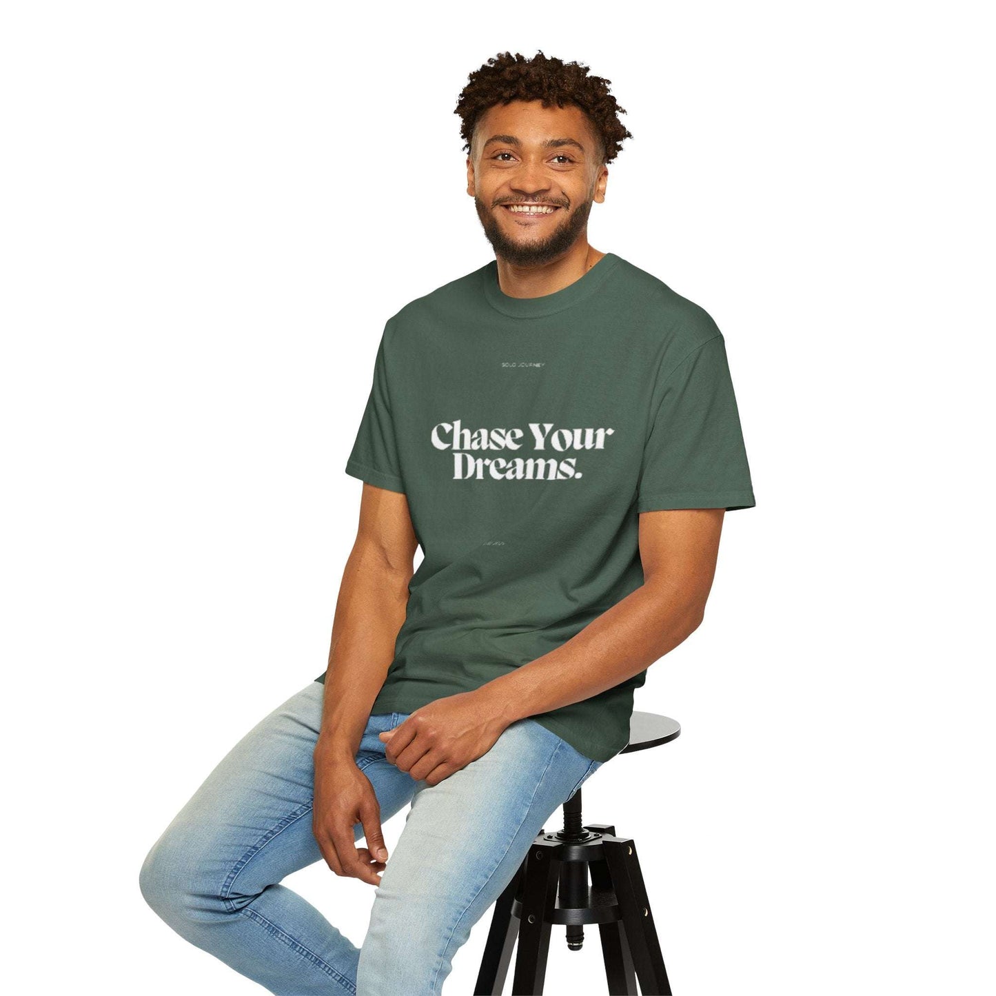 Chase your dreams - Vintage Aesthetic Outfit Pullover, Oversized Boho Our stylish Unisex Softstyle T-Shirt, designed for comfort and versatility. Crafted from high-quality, lightweight ring-spun cotton, this tee feels soft against the Solo JourneyWestern Graphic Shirt