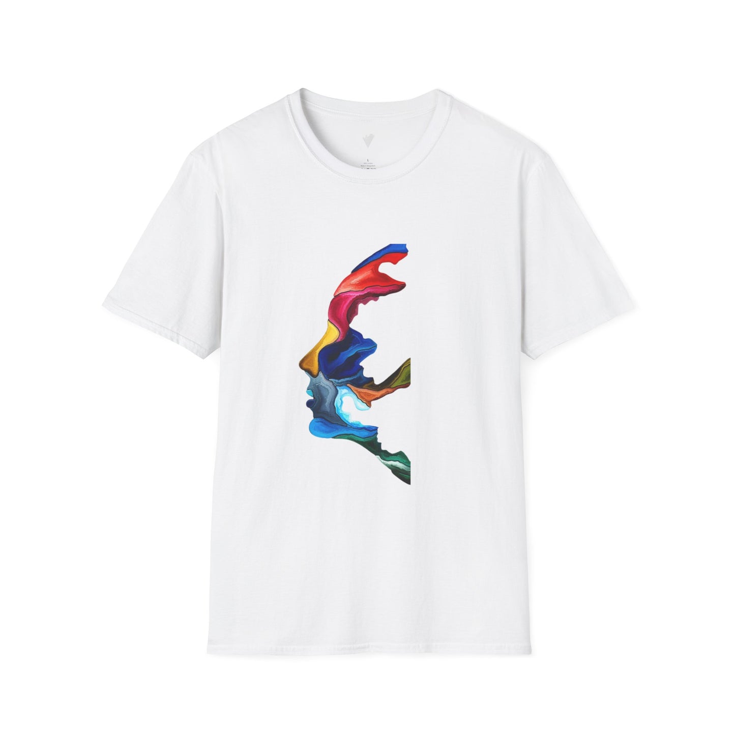Face Art Masterpiece- Unisex Softstyle Sustainable T-Shirt