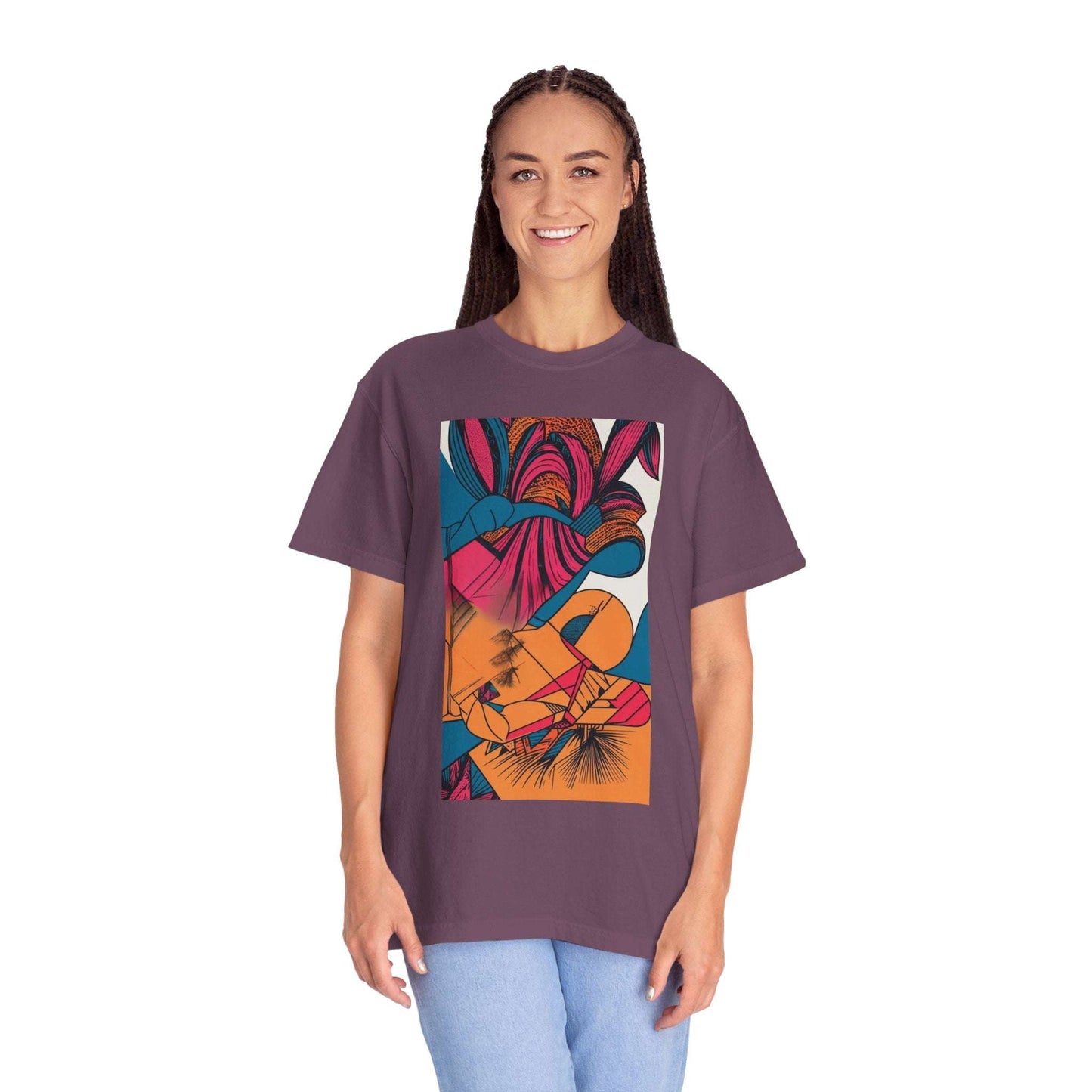 Berry Masterpiece - Design Oversized Boho Tshirt 09Your New Favorite Sweatshirt—Made for Wild Souls and Free Spirits
Some outfits don’t just look good—they feel like home. Like slipping into something that understandSolo JourneyWestern Graphic Shirt