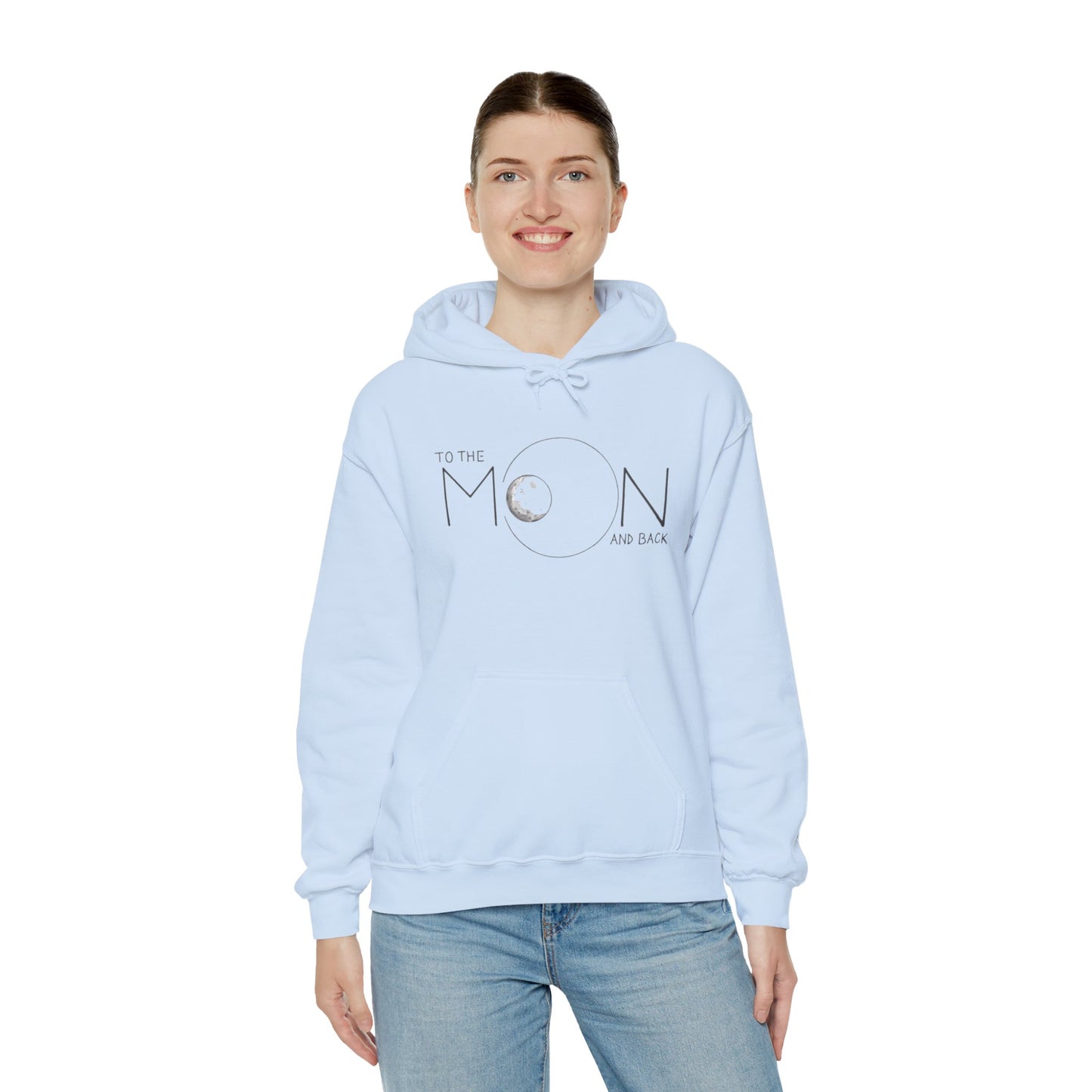 Comfortable To The Moon! Boho Western Sweatshirt - 100% Organic Cotton Oversized Pullover made with sustainable materials for eco-friendly fashion.