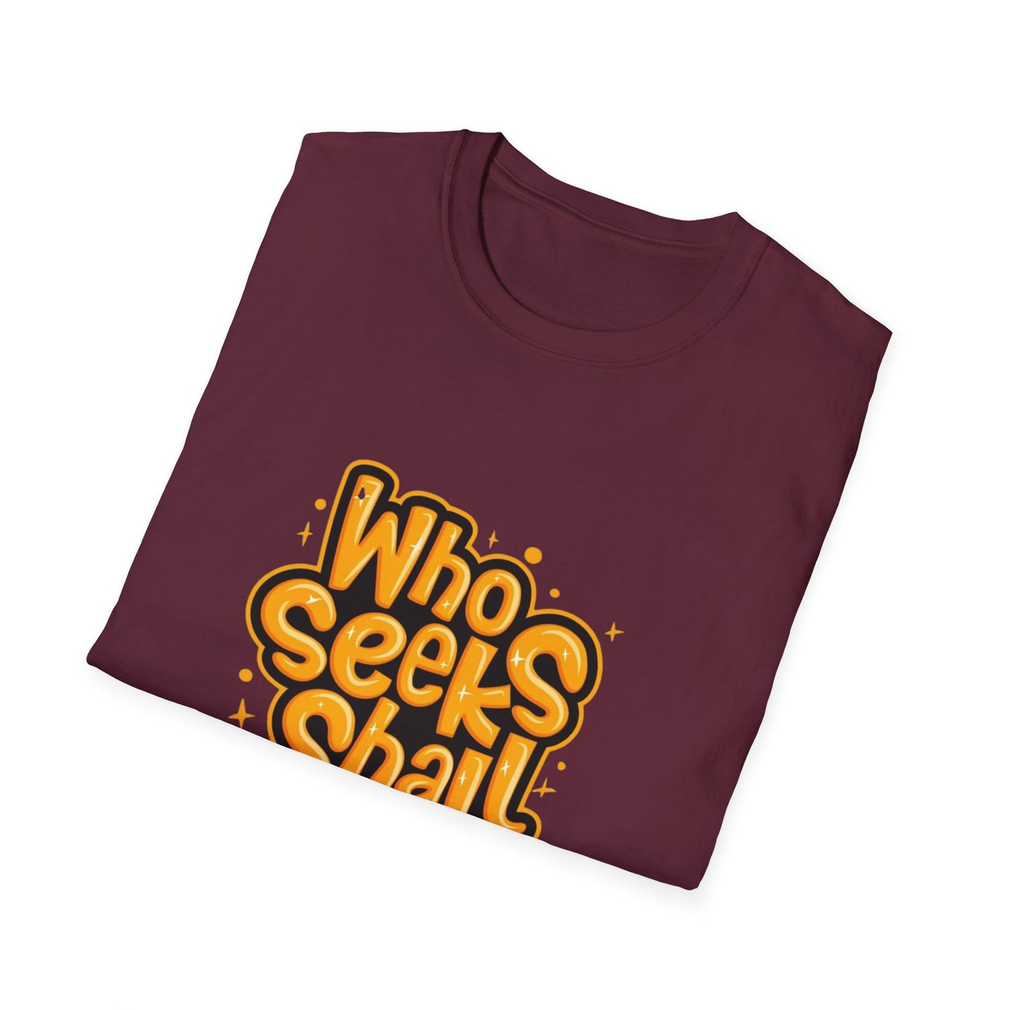 Close-up of the Unisex Organic Cotton Softstyle T-Shirt fabric, highlighting its soft texture and sustainable material.