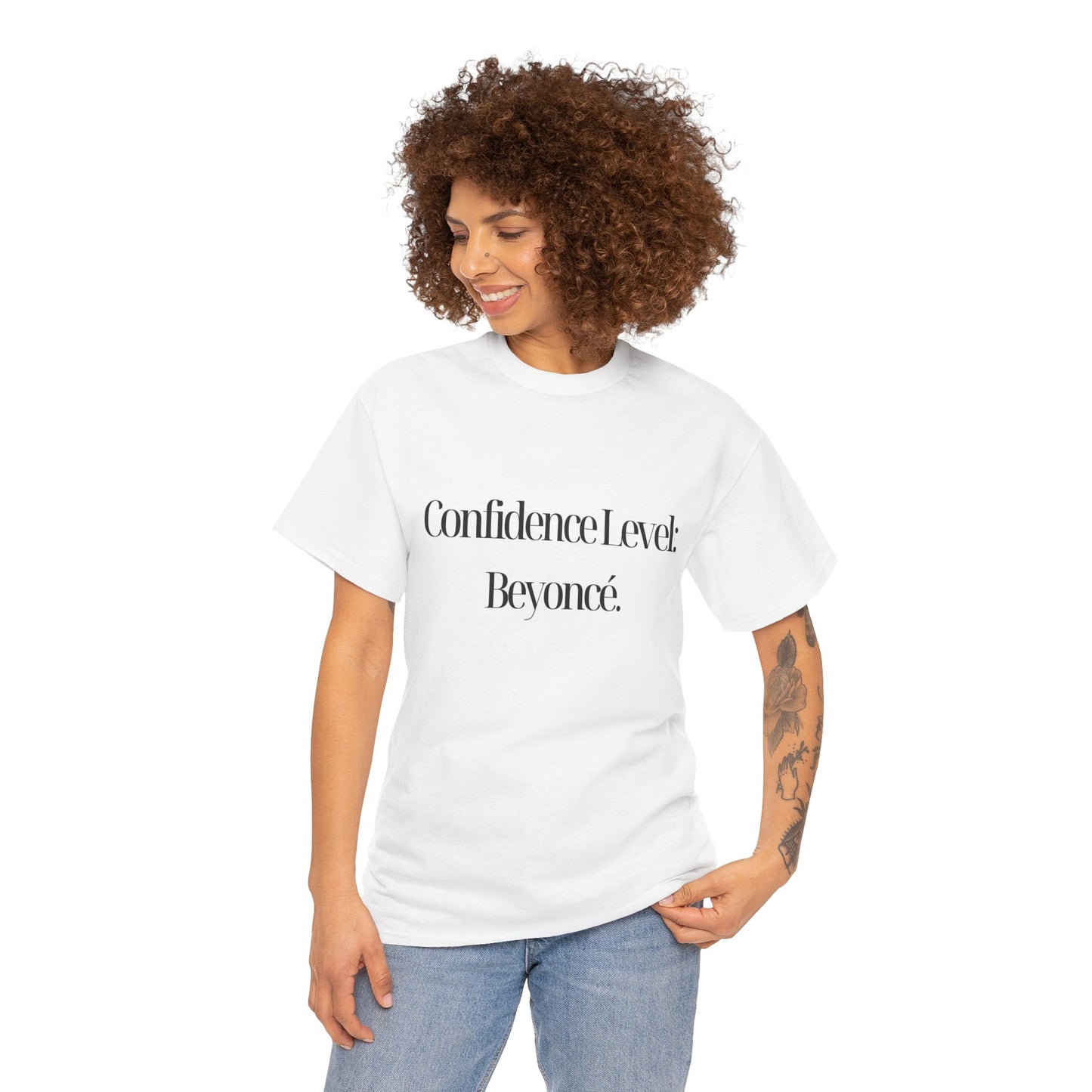 Confidence level beyonce - Vintage Aesthetic Outfit, Oversized Boho Tshirt 34