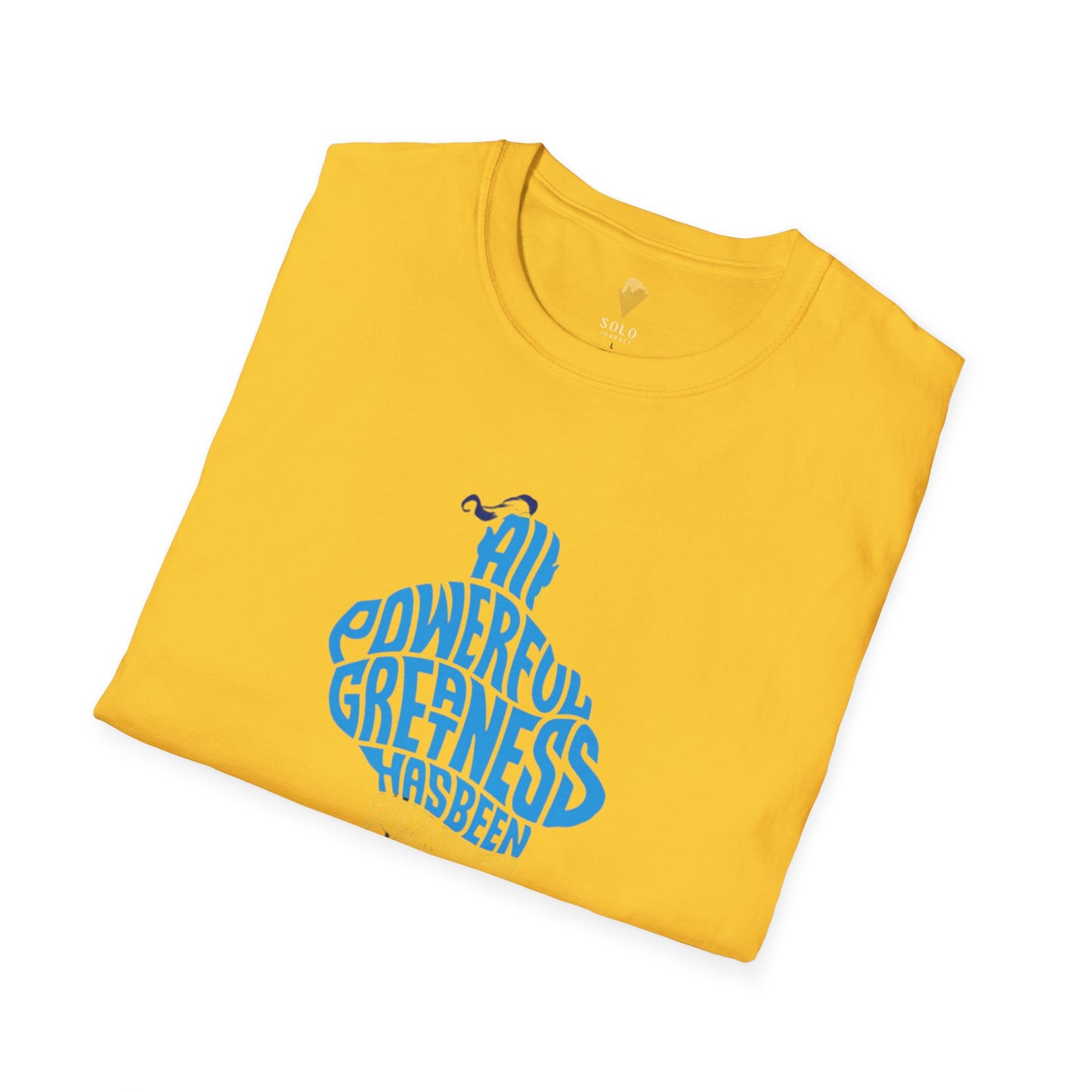 All Powerful Greatness Genie in a Bottle - Unisex Softstyle T-Shirt Art