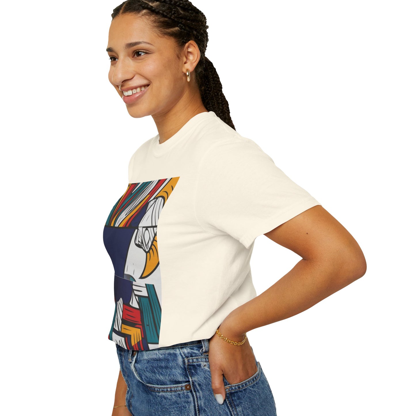 Masterpiece Donald Art - Vintage Aesthetic Outfit Pullover, Oversized Boho Tshirt 31