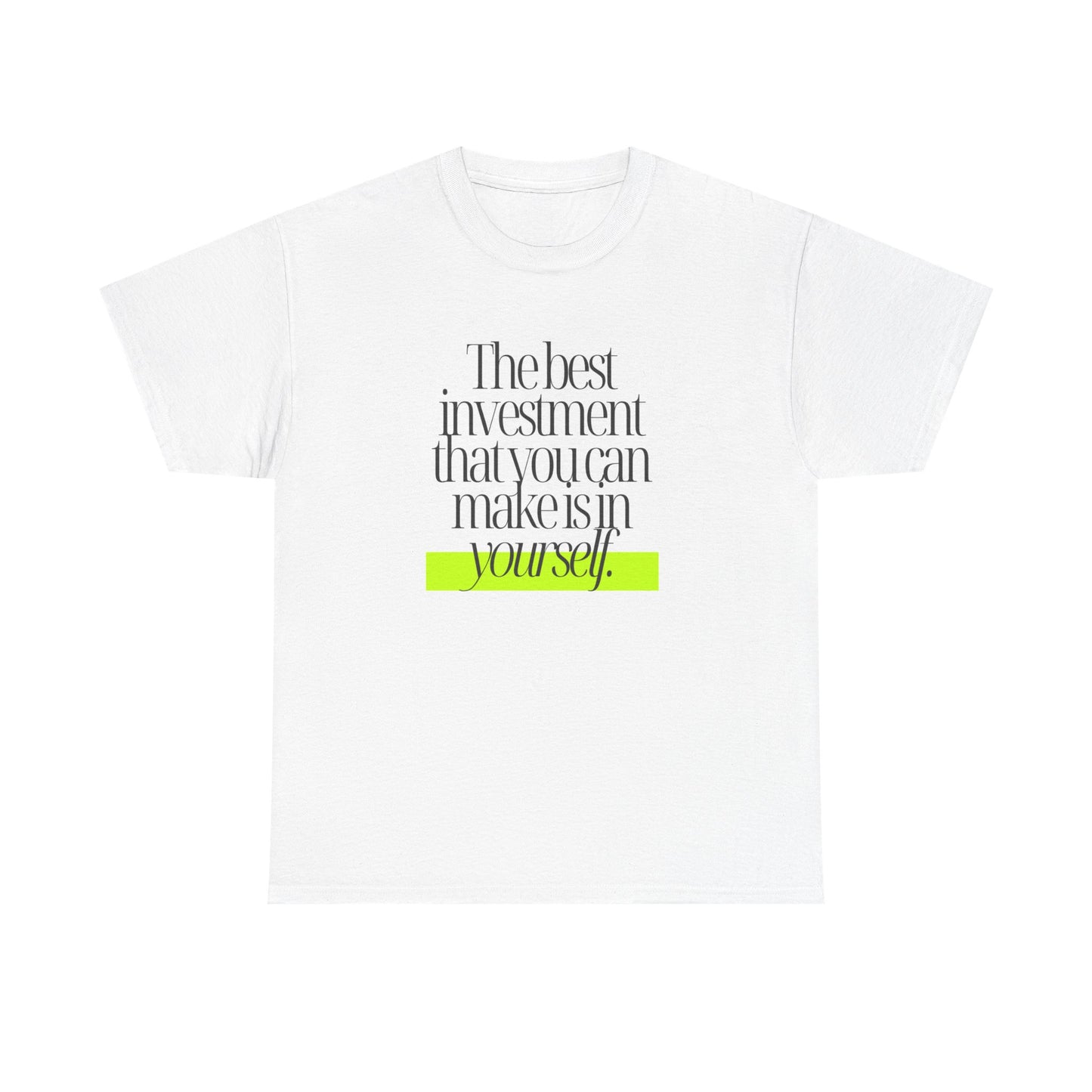 The best investment is yourself - Vintage Aesthetic Outfit Pullover, Oversized Boho Tshirt 05