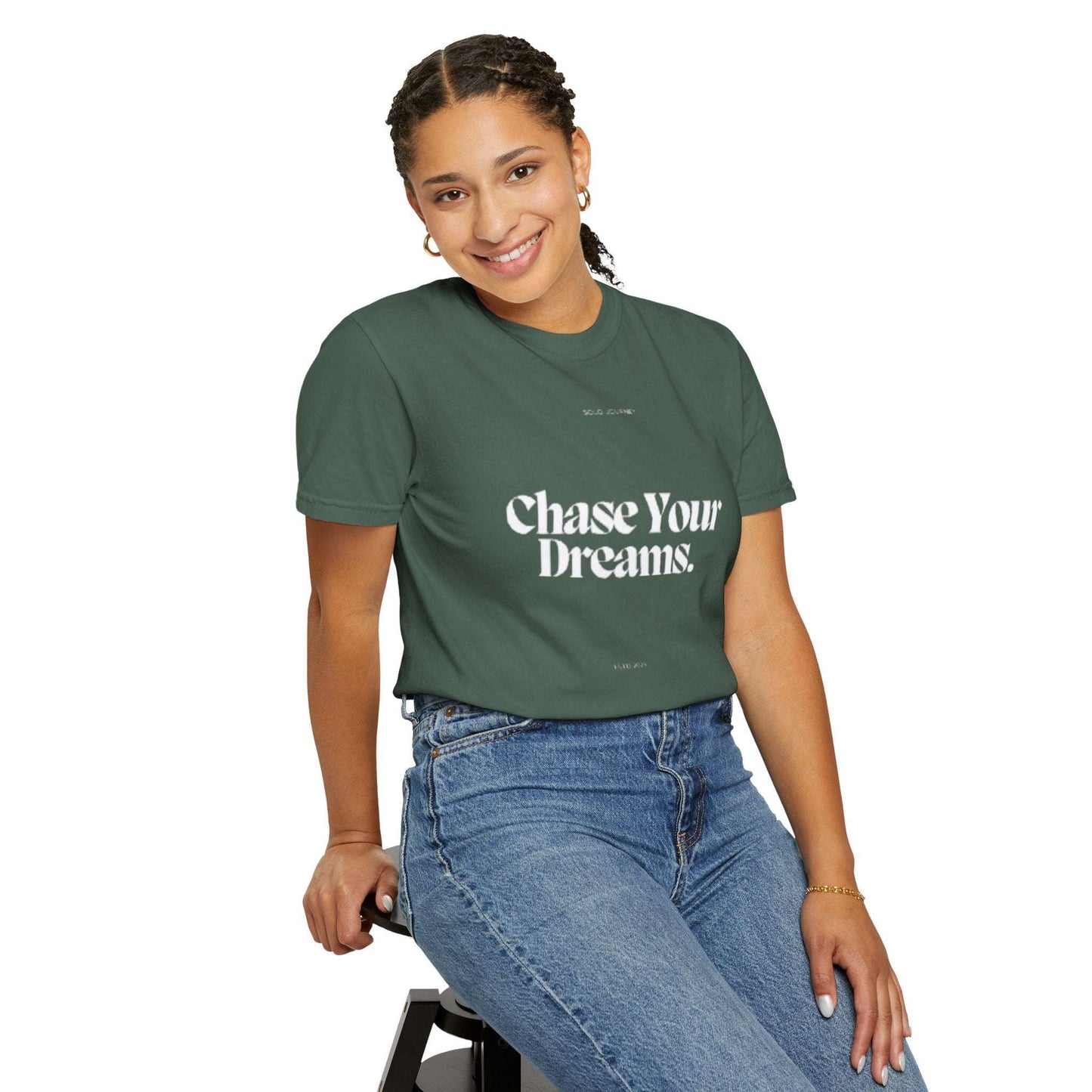 Chase your dreams - Vintage Aesthetic Outfit Pullover, Oversized Boho Our stylish Unisex Softstyle T-Shirt, designed for comfort and versatility. Crafted from high-quality, lightweight ring-spun cotton, this tee feels soft against the Solo JourneyWestern Graphic Shirt