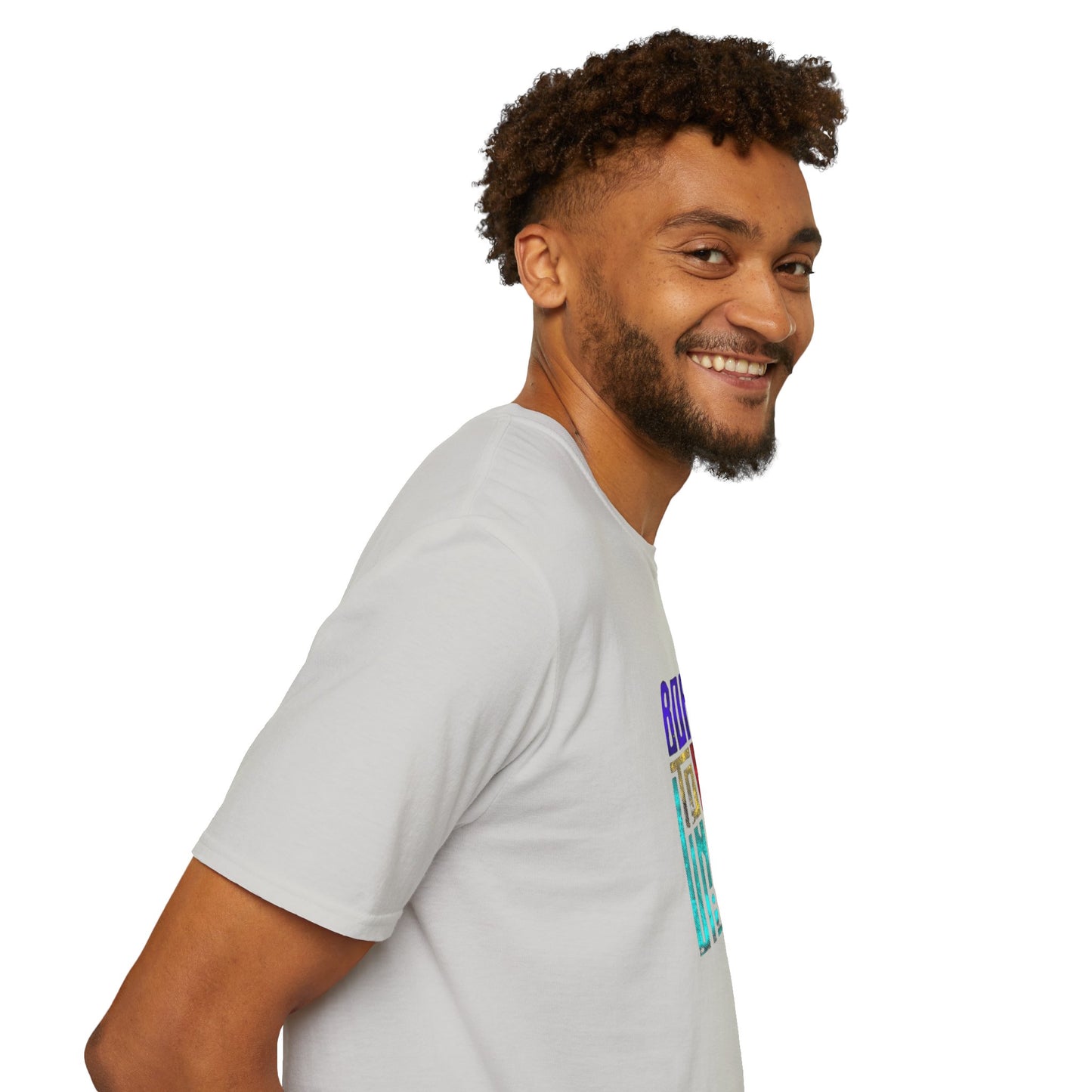 Born to Be Unique - Unisex Softstyle T-Shirt - Colorful Inspirational Tee