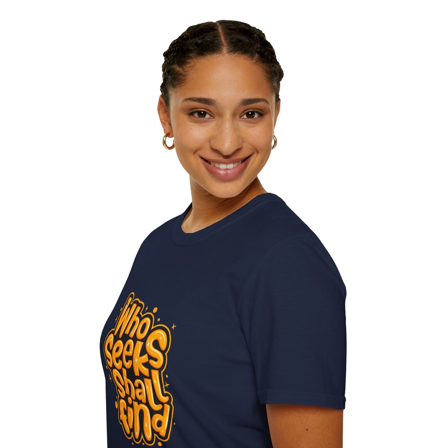 Comfortable Unisex Organic Cotton Softstyle T-Shirt displayed in various colors, perfect for casual wear.