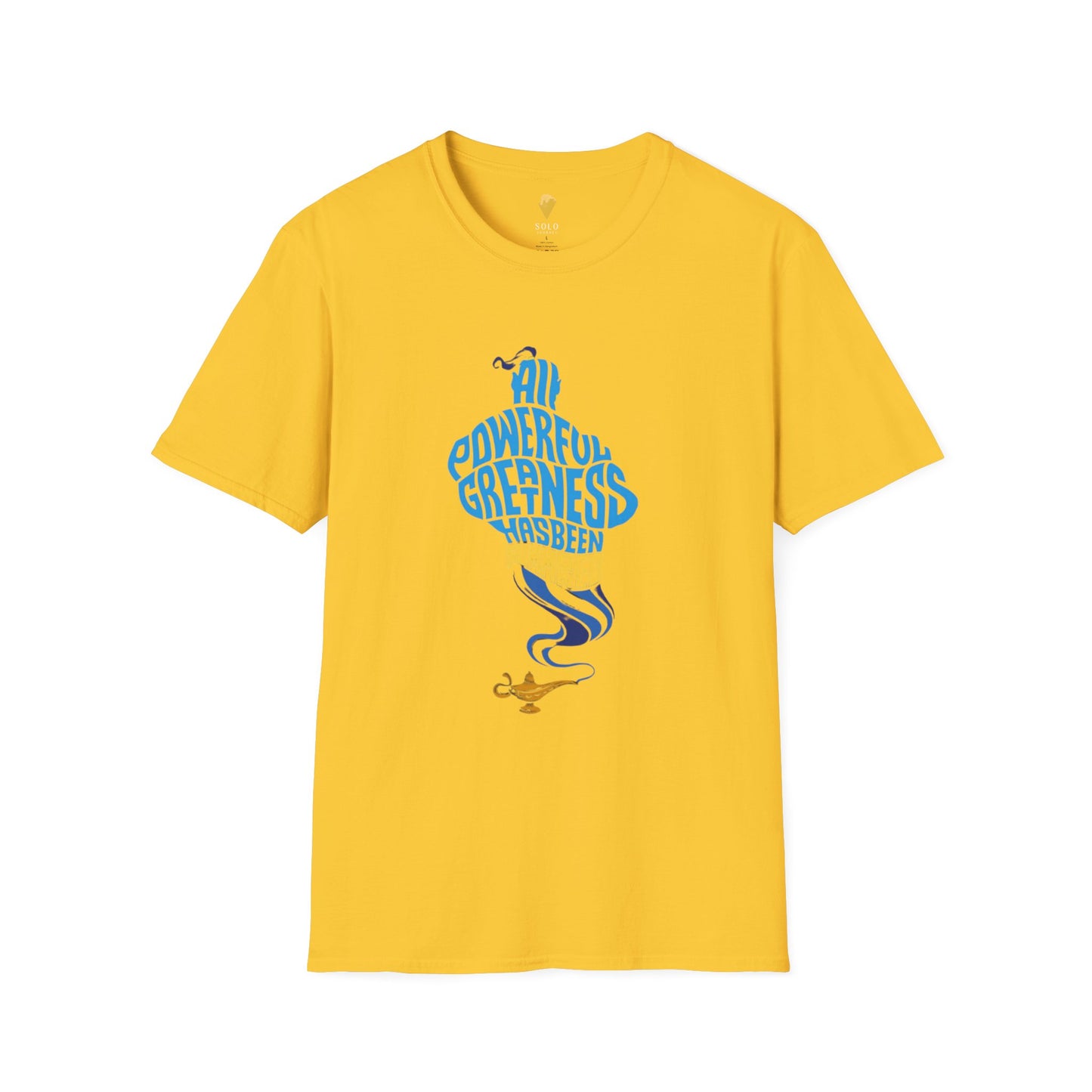 All Powerful Greatness Genie in a Bottle - Unisex Softstyle T-Shirt Art
