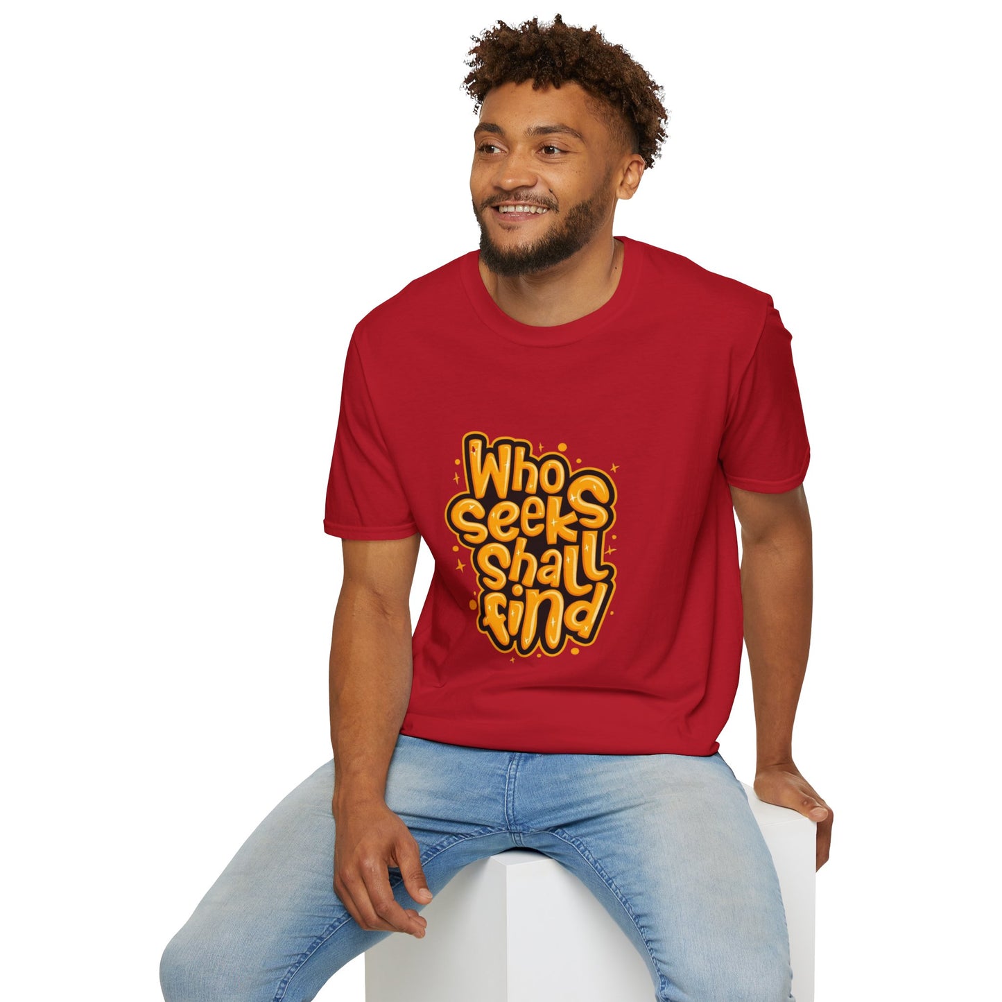 Unisex Organic Cotton Softstyle T-Shirt - Eco-Friendly, Comfortable, Stylish Casual Wear showcased in a casual setting.