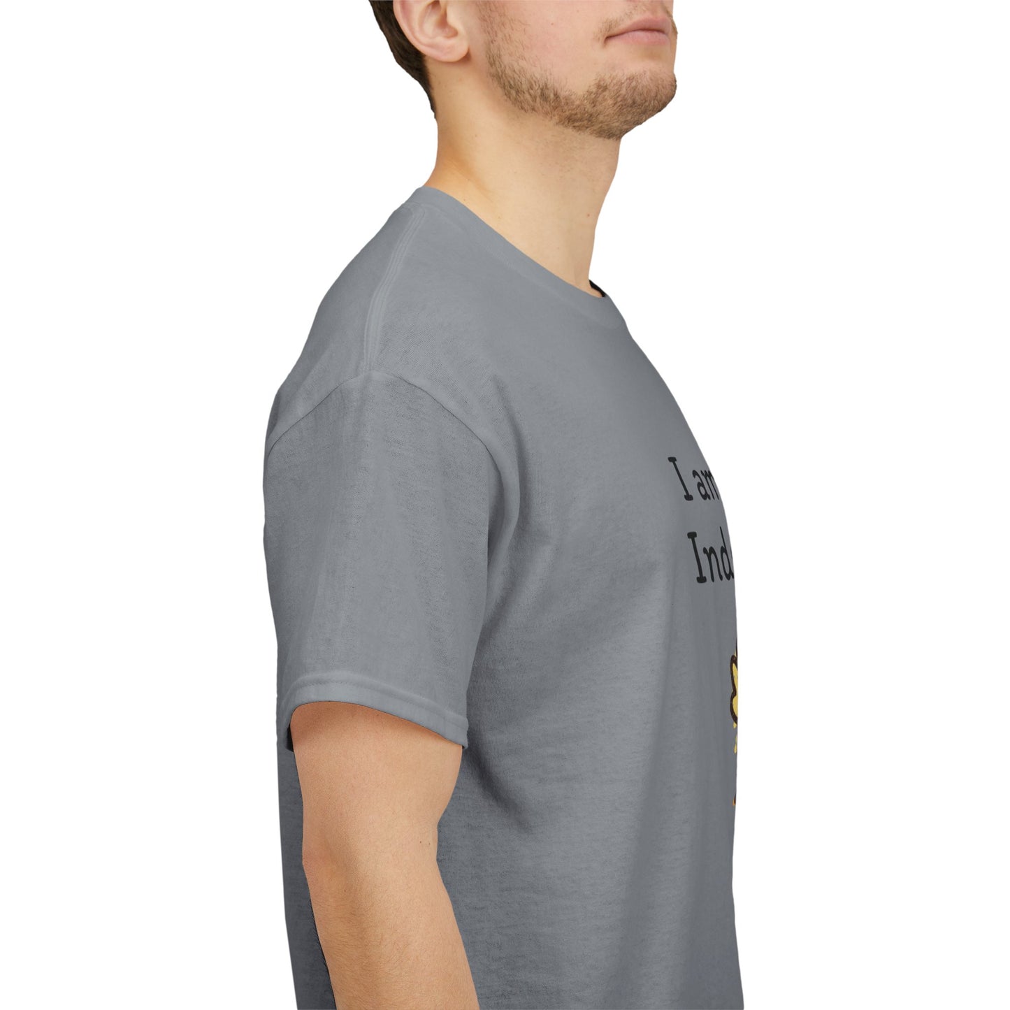 Empowering Chick Graphic Unisex Heavy Cotton Tee - "I am strong. Independent."