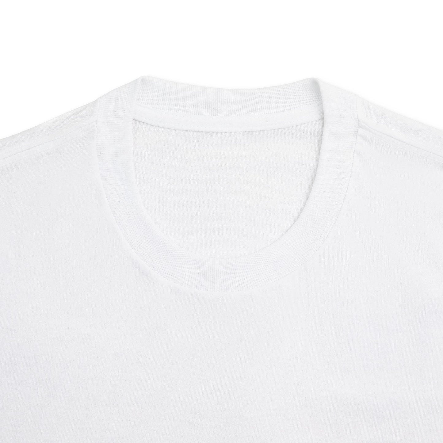 Unisex Organic Cotton Classic Tee displayed on a hanger, emphasizing its eco-friendly label and timeless design for all.