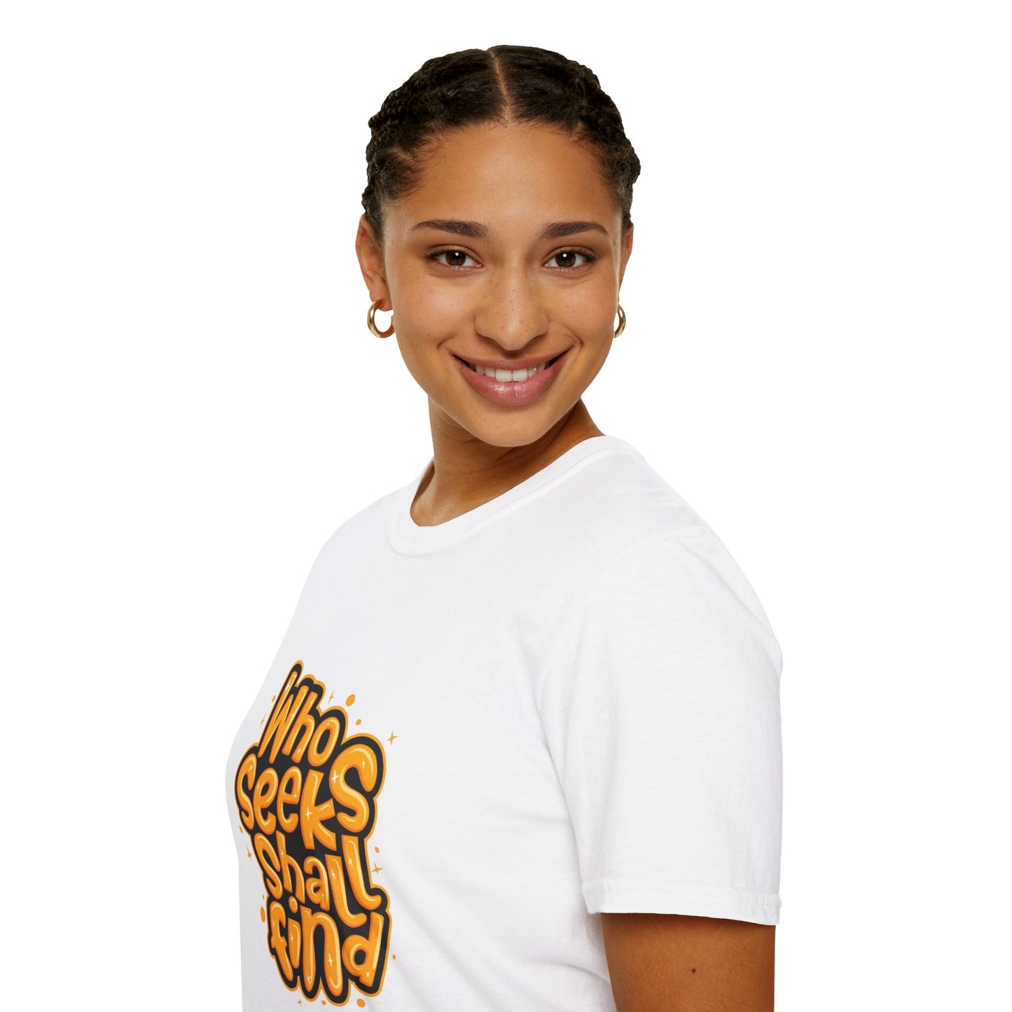 Unisex Organic Cotton Softstyle T-Shirt displayed in a vibrant color, showcasing eco-friendly, comfortable, stylish casual wear.