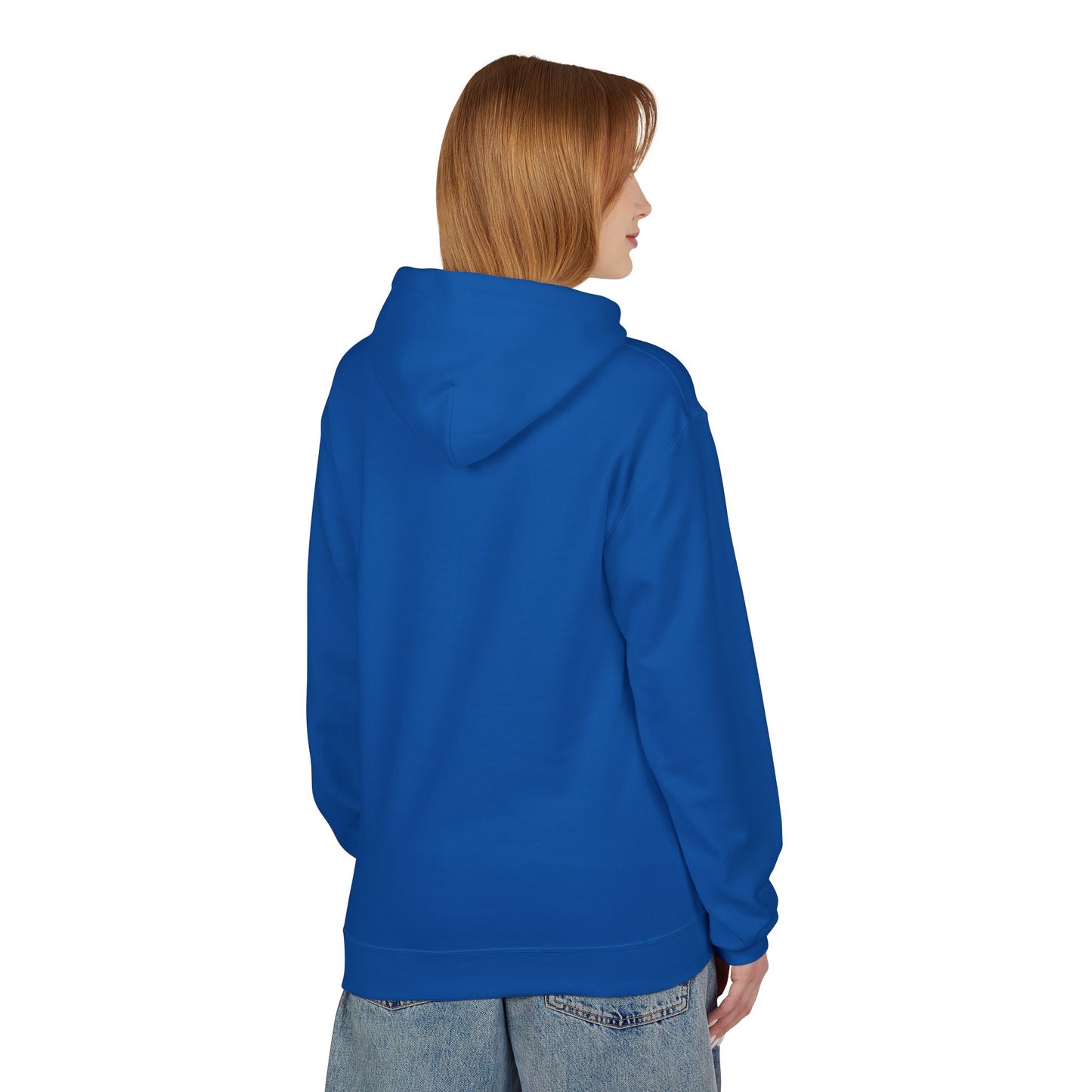 Back view of the Van Gogh AI Graphic Western Rodeo Sweatshirt showing its relaxed fit and eco-friendly fabric for comfort and sustainability.