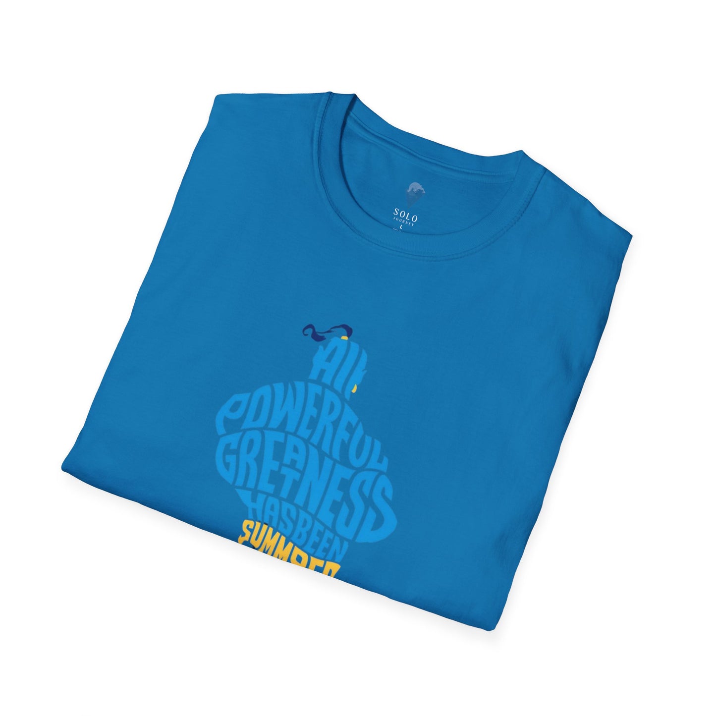 All Powerful Greatness Genie in a Bottle - Unisex Softstyle T-Shirt Art