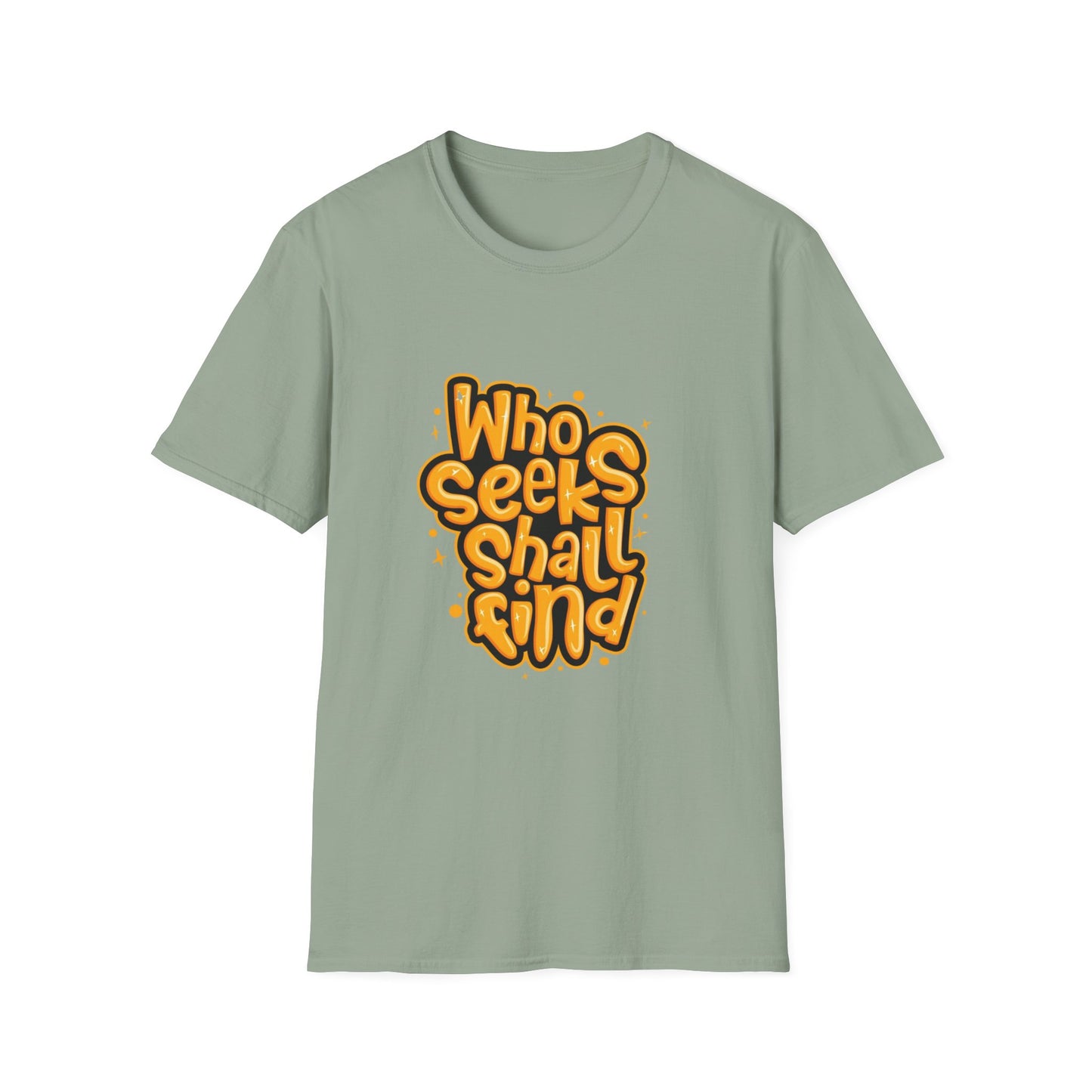 Unisex Organic Cotton Softstyle T-Shirt with artistic hand-drawn prints, perfect for eco-conscious fashion lovers.