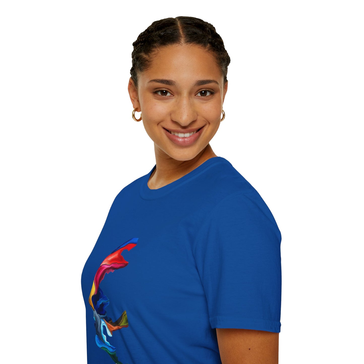 Face Art Masterpiece- Unisex Softstyle Sustainable T-Shirt