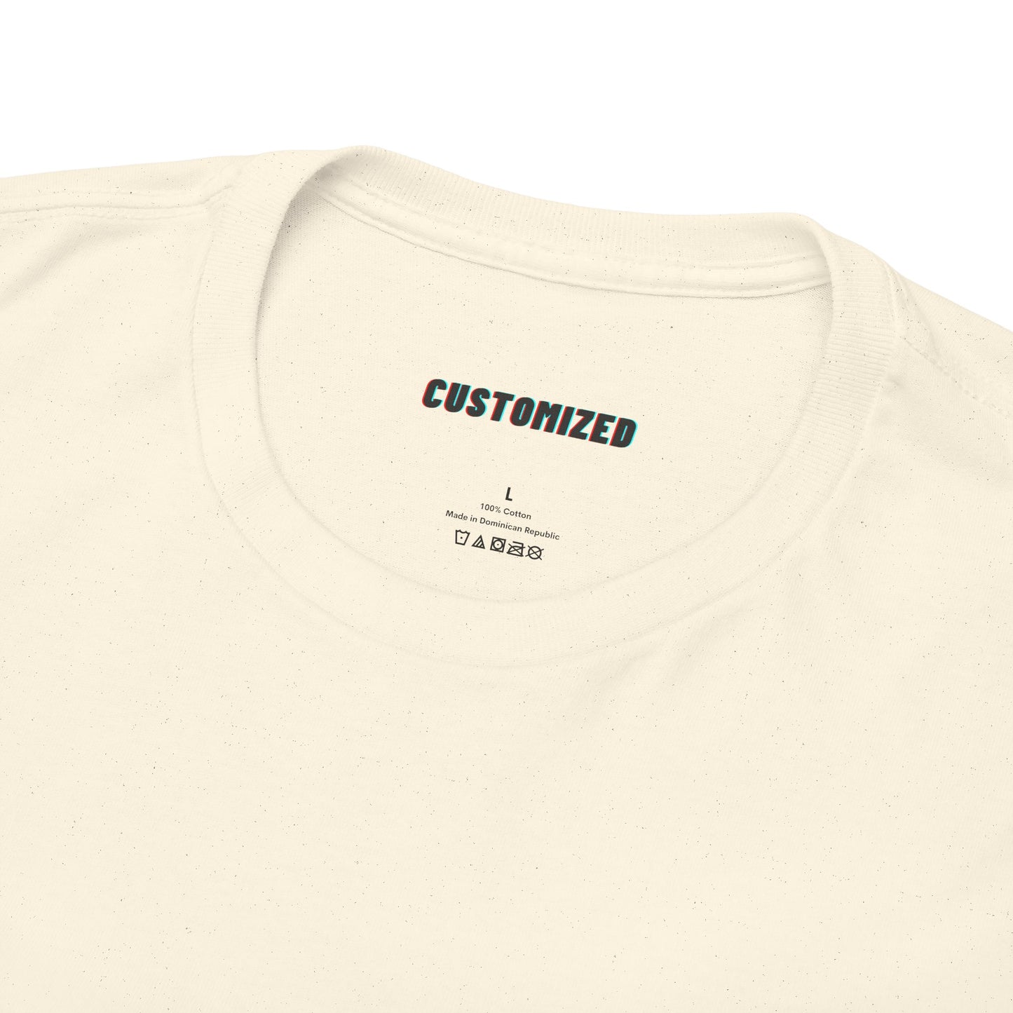 Minimalist Design Personalized Unisex Heavy Cotton Tee - Eco-Friendly Comfortable Graphic Wear for Sustainable Fashion