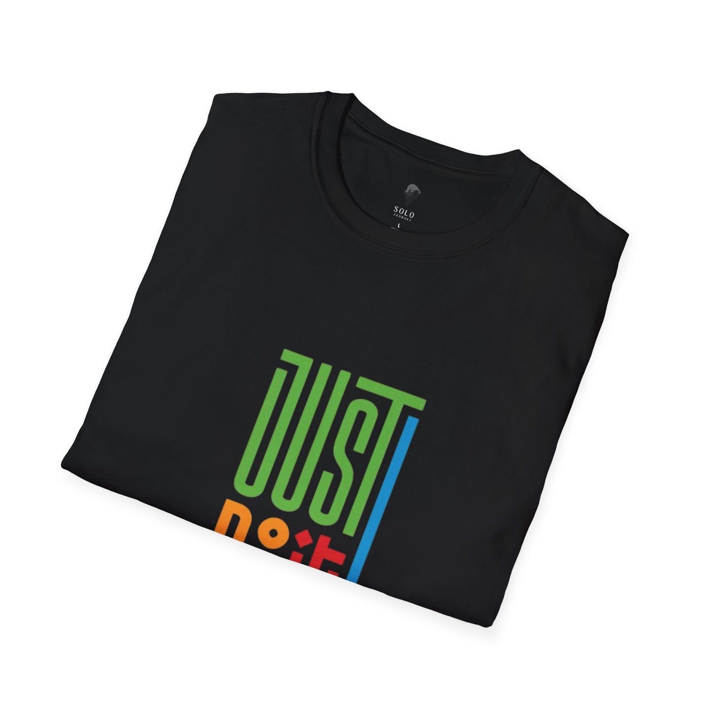 Colorful 'Just Do It' Unisex Softstyle T-Shirt - Motivational Tee for Everyday Wear