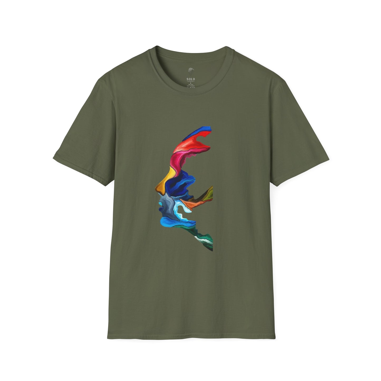 Face Art Masterpiece- Unisex Softstyle Sustainable T-Shirt