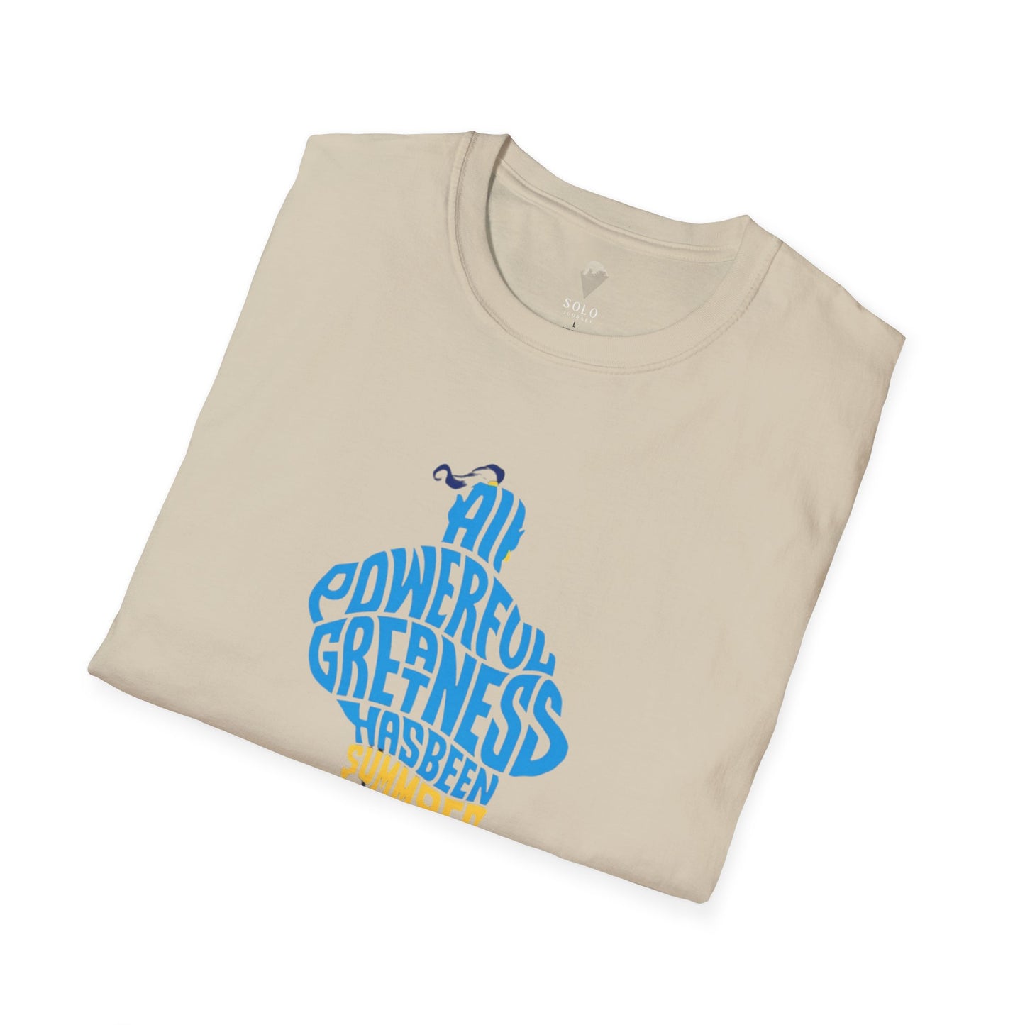 All Powerful Greatness Genie in a Bottle - Unisex Softstyle T-Shirt Art