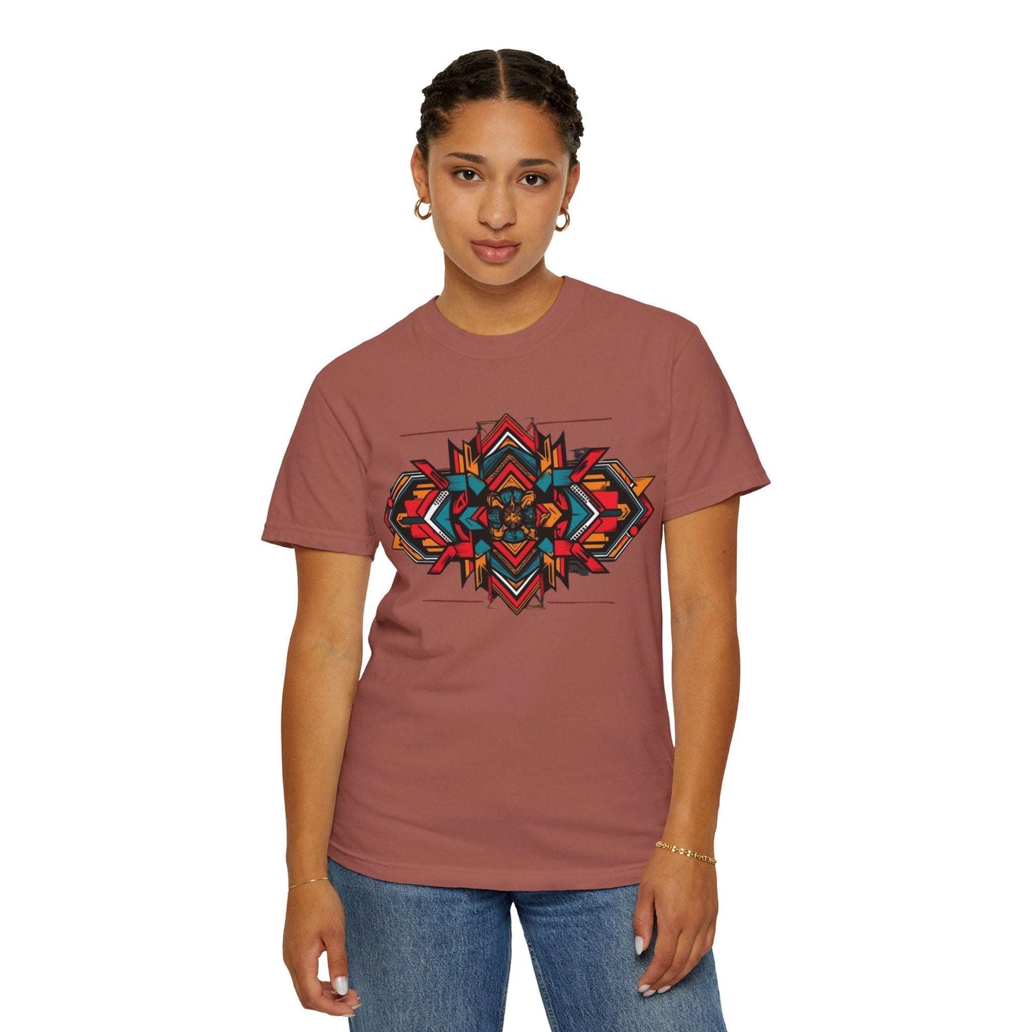 Artistic Desert Wrap Design - Halloween Country Music Crewneck, VintaOur stylish Unisex Softstyle T-Shirt, designed for comfort and versatility. Crafted from high-quality, lightweight ring-spun cotton, this tee feels soft against the Solo JourneyWestern Graphic Shirt