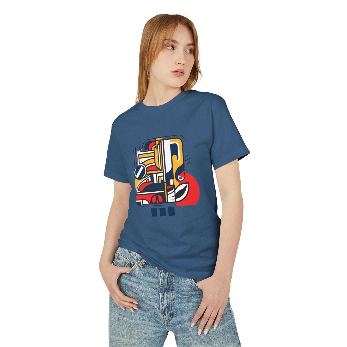 Rick and Morty Futuristic Hub by Solo Journey - Unisex Garment-Dyed Heavyweight Cotton Tee