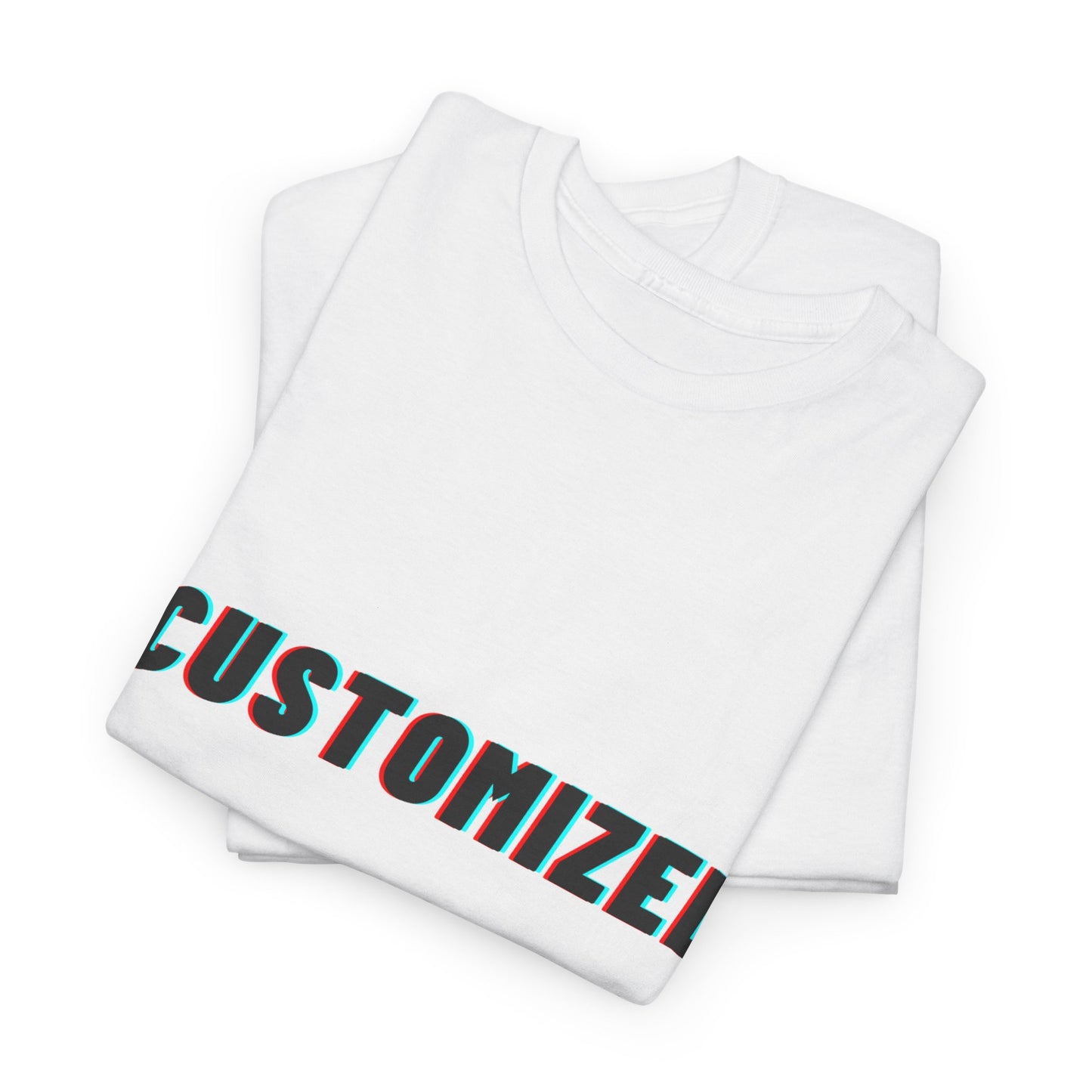 Person wearing a Personalized Unisex Heavy Cotton Tee while hiking outdoors, demonstrating its versatility for casual activities.