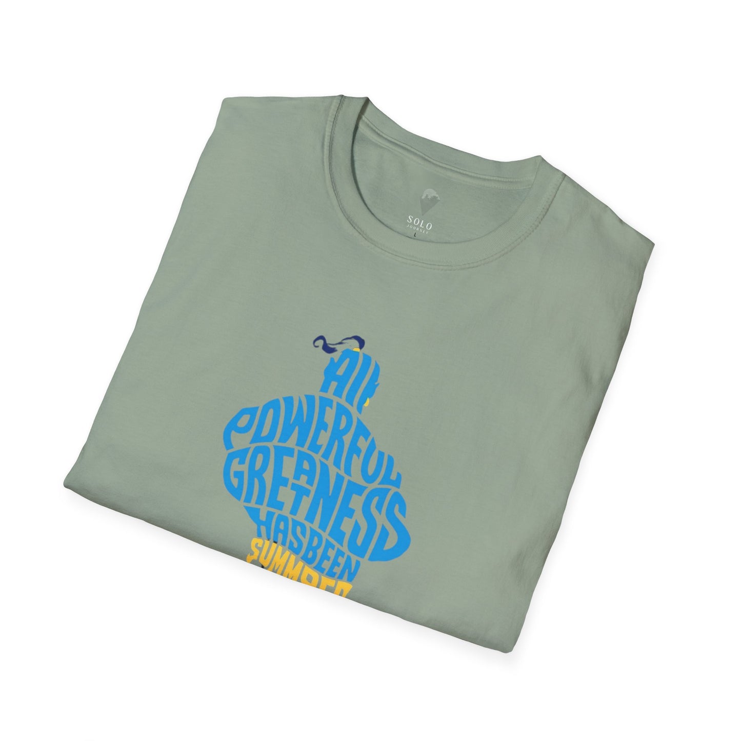 All Powerful Greatness Genie in a Bottle - Unisex Softstyle T-Shirt Art