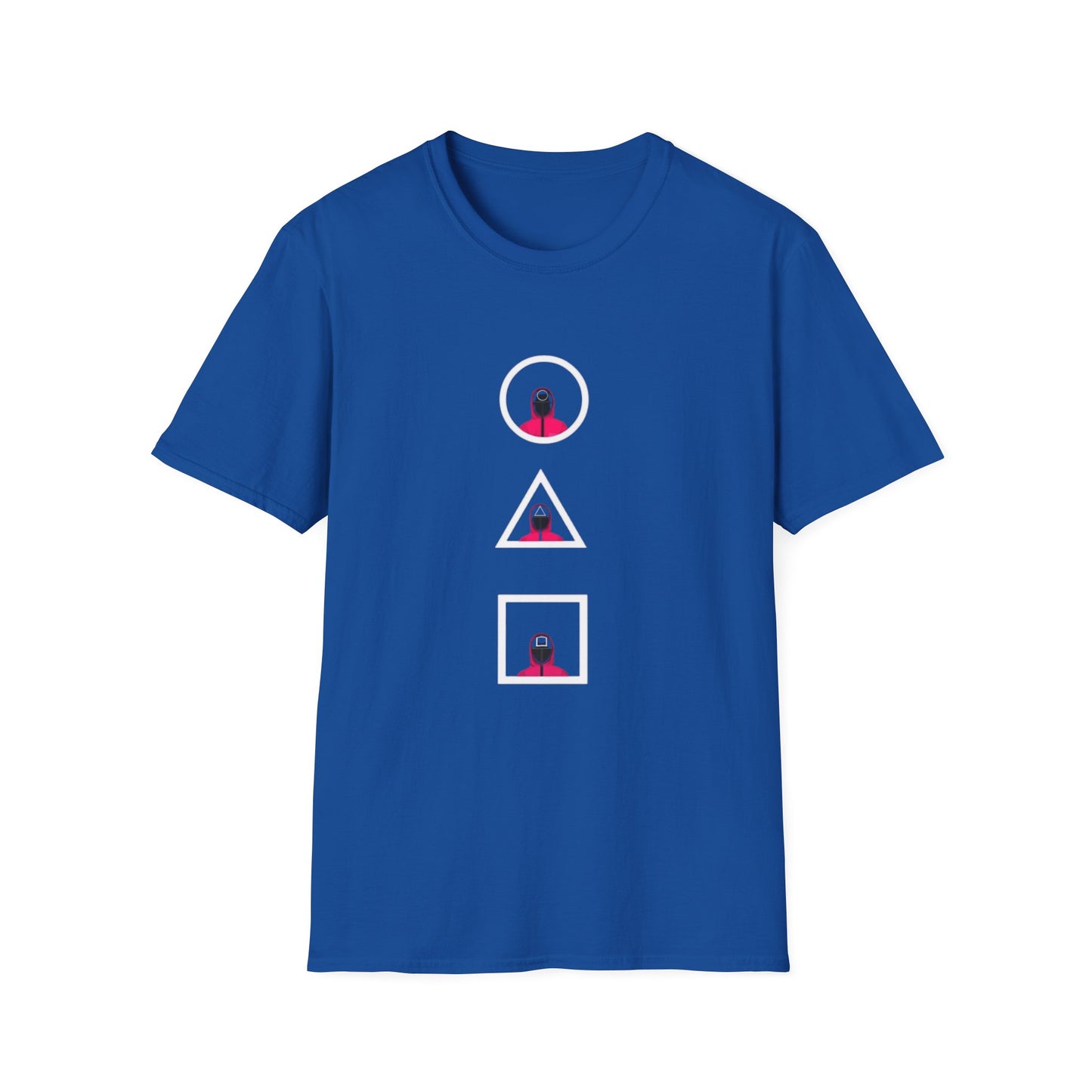 Unisex Softstyle T-Shirt - Eco-Friendly 100% Cotton Minimalist Graphic Tee featuring unique hand-drawn prints for a stylish look.