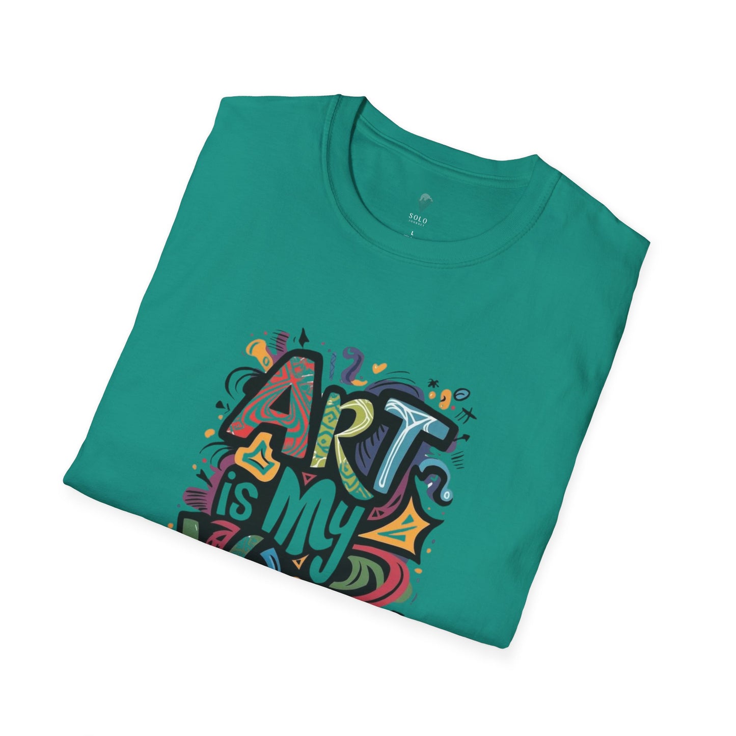 Expressive Art Is My Voice - Unisex Sustainable Graphic T-Shirt