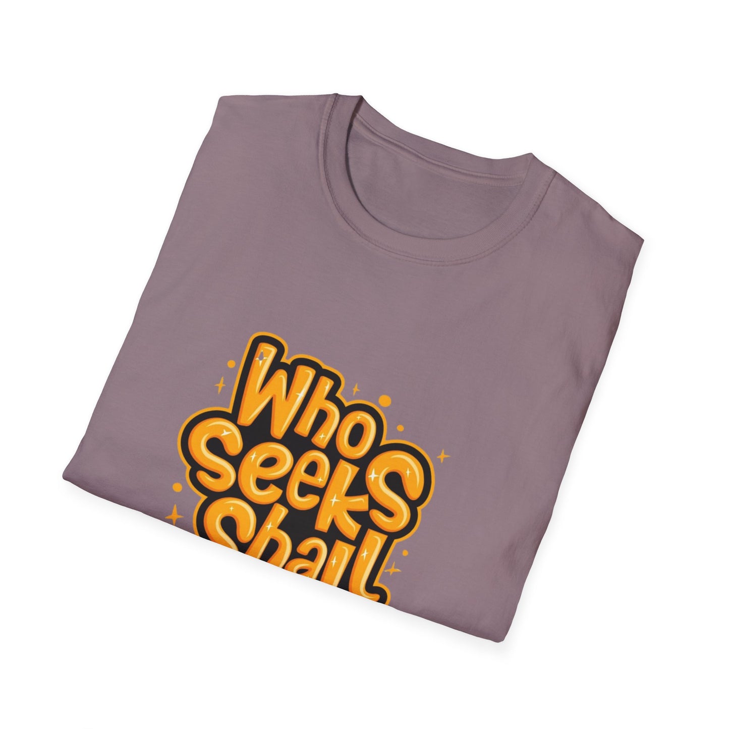 Detail shot of the Unisex Organic Cotton Softstyle T-Shirt, highlighting its durable construction and minimalist design.