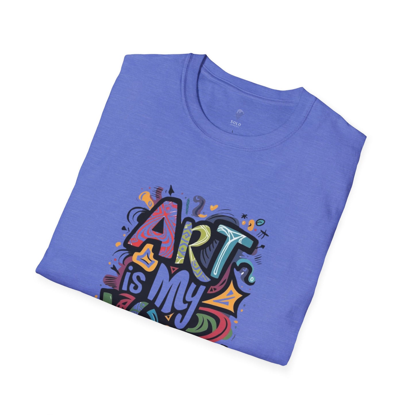 Expressive Art Is My Voice - Unisex Sustainable Graphic T-Shirt